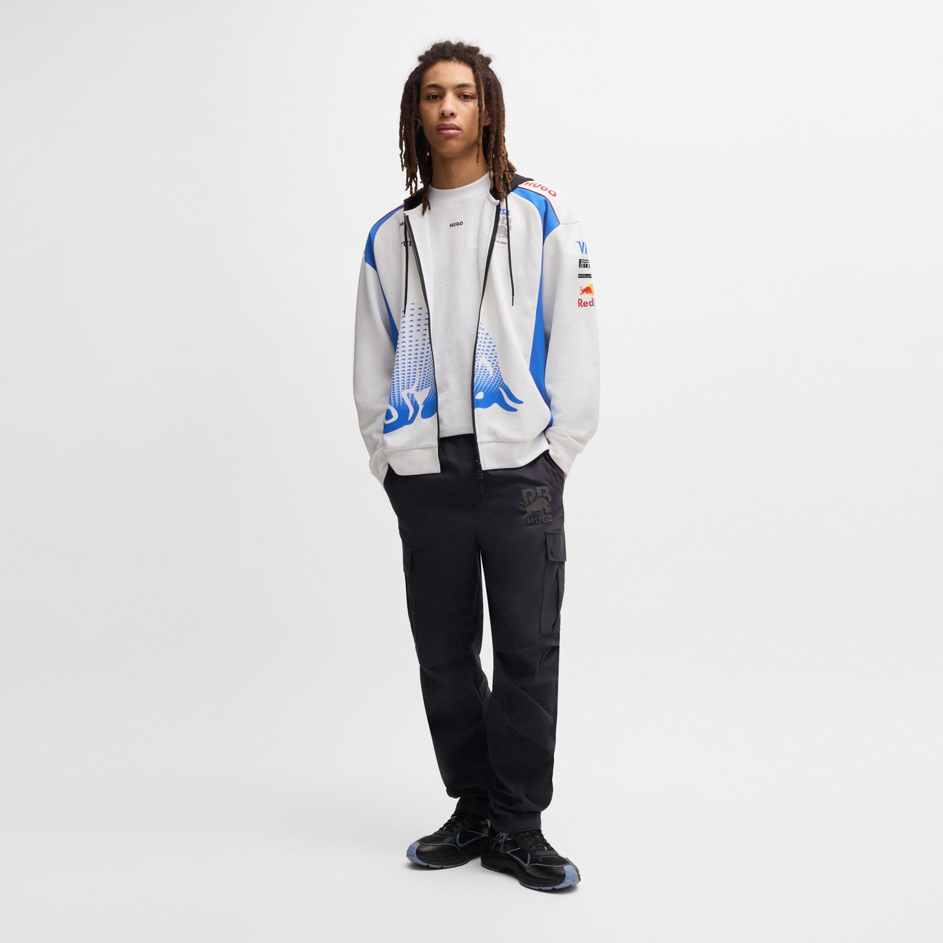 White - Hugo - Visa Cash App Red Bull F1 2025 Fleece Top Mens - 6