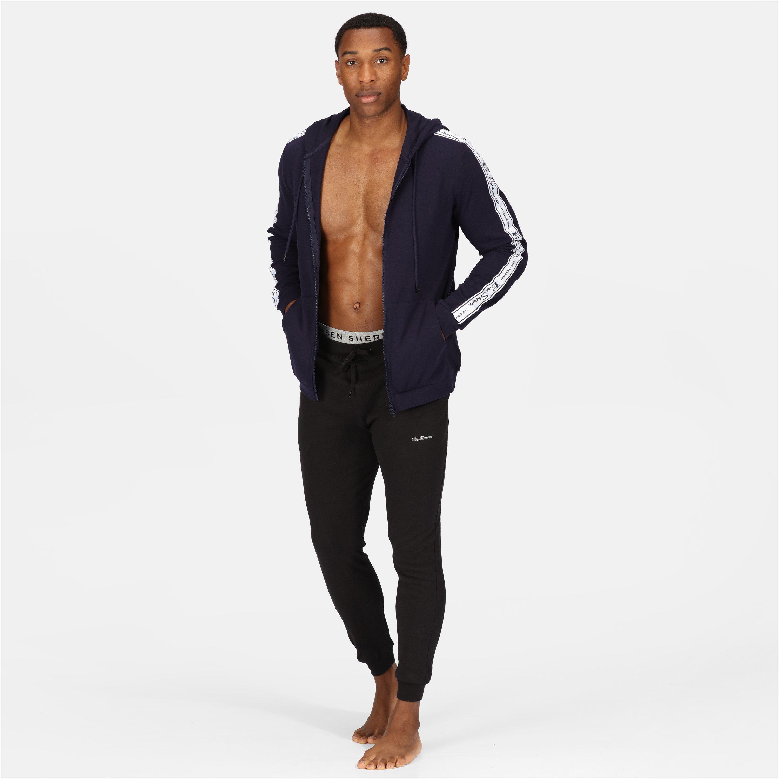 Marine - Ben Sherman - Mens Long Sleeve Hooded Top Ace - 2