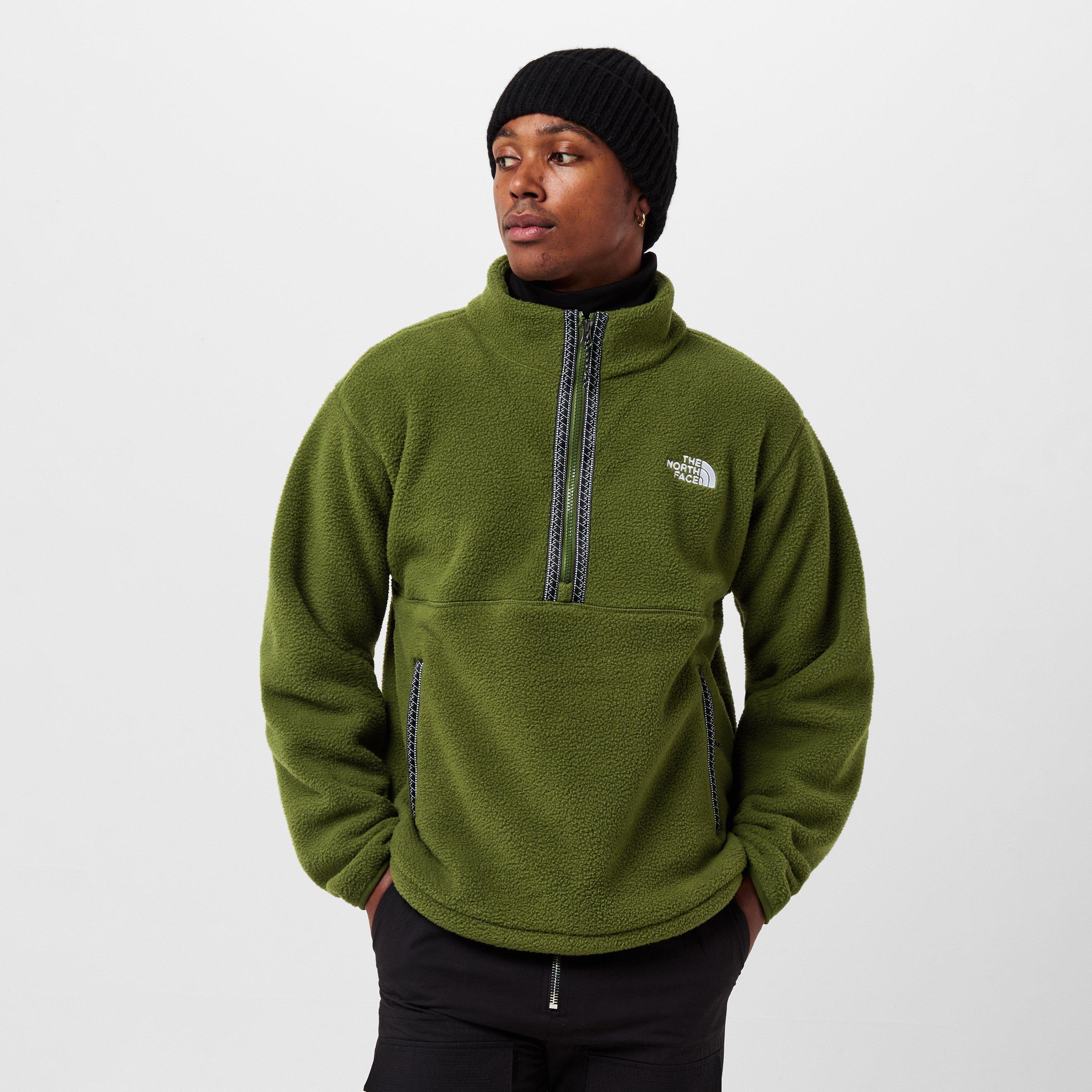 Woodland Grn - The North Face - Men's quarter Zip Fleece - 3