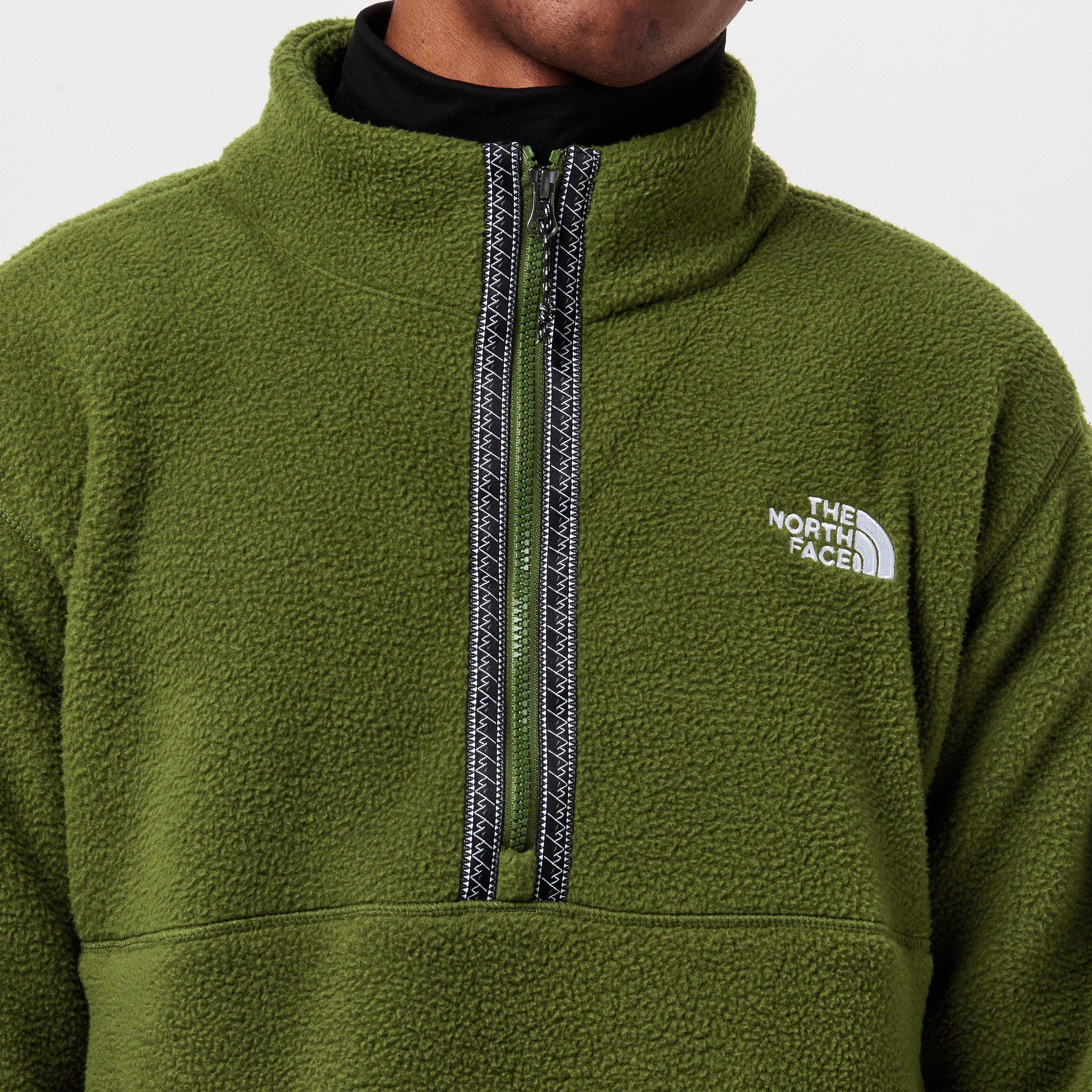 Woodland Grn - The North Face - Men's quarter Zip Fleece - 5