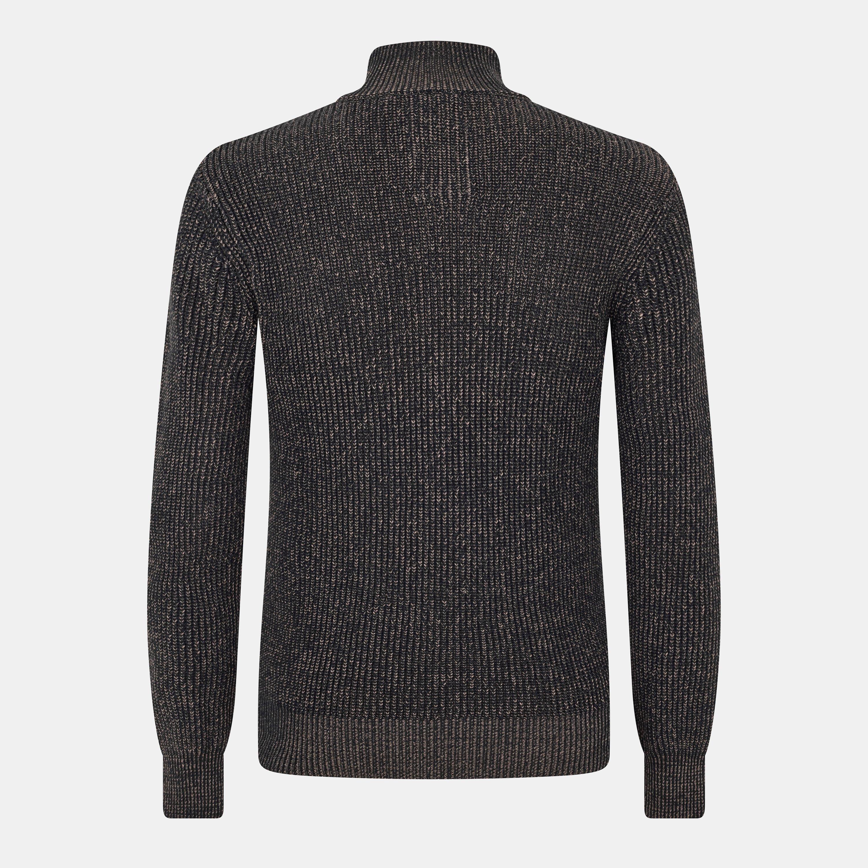 Clay - Luke - Carbon Full-Zip Fleece Fabric - 2