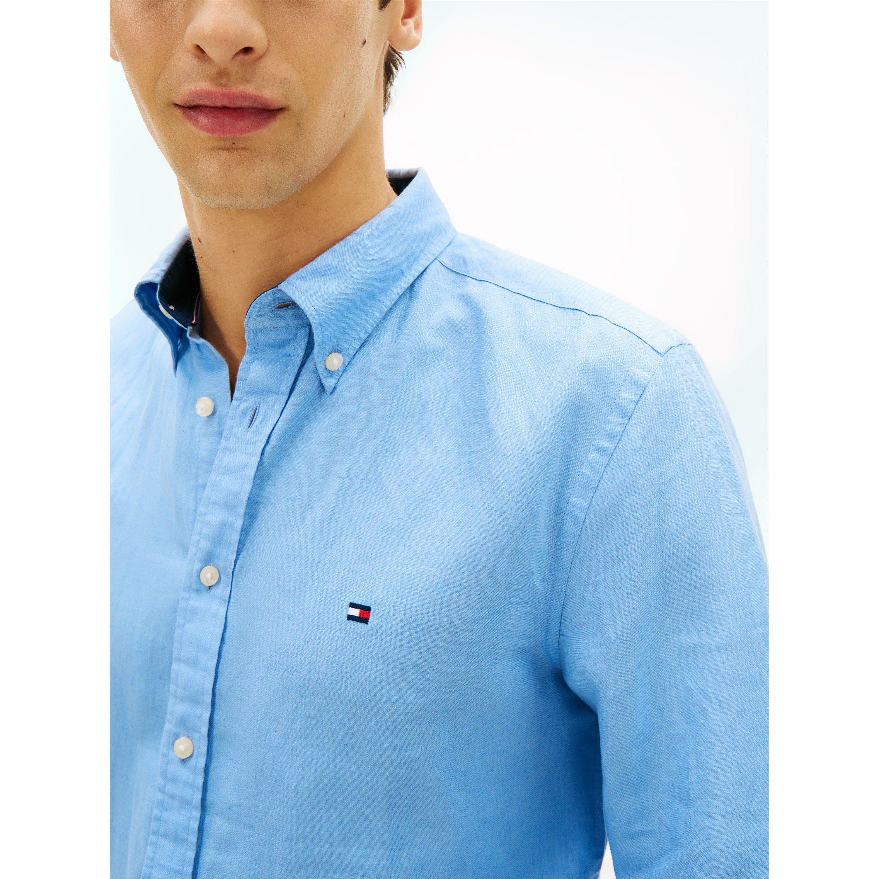 Cloudy Blue - Tommy Hilfiger - Men's Long Sleeve Shirt - 3