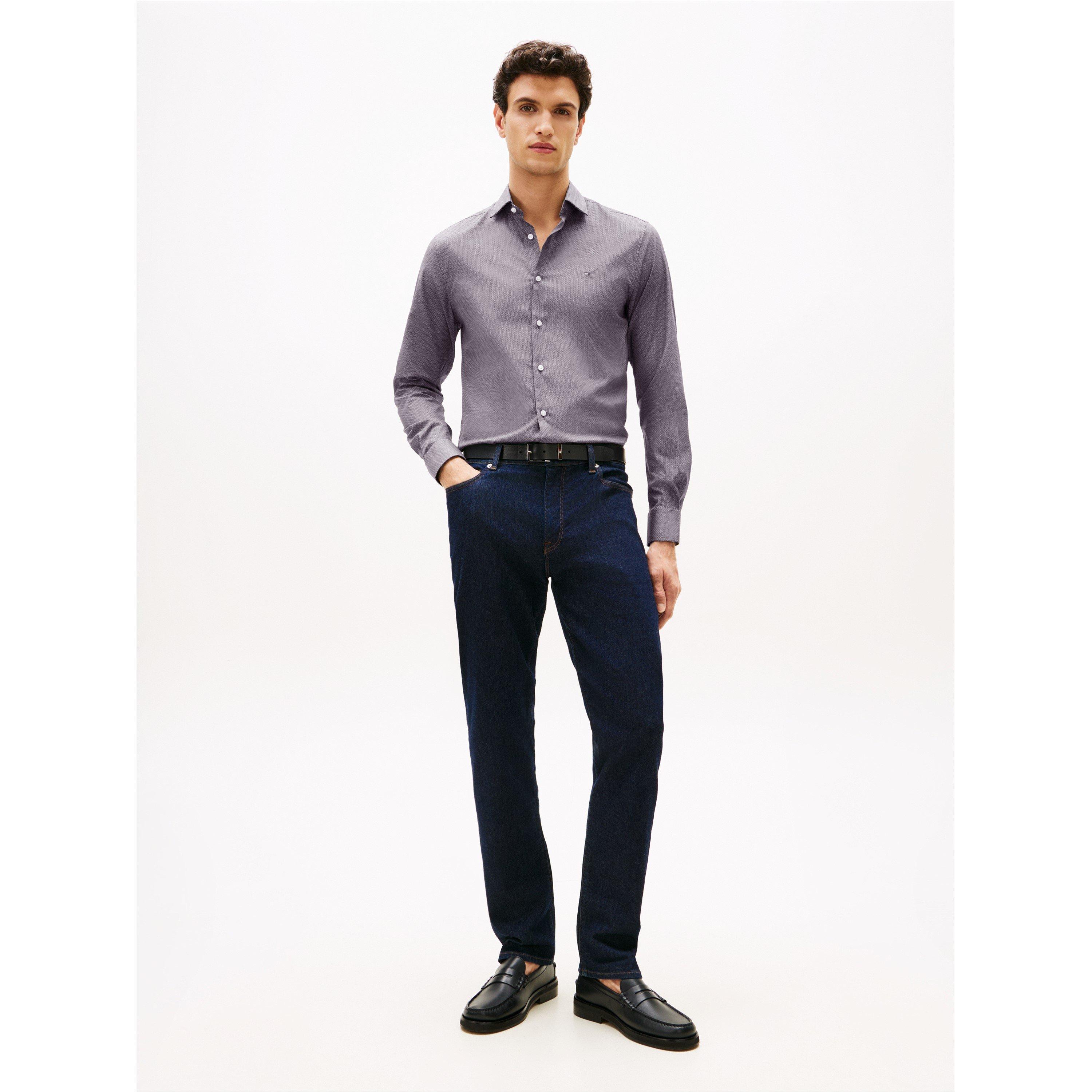 Black - Tommy Hilfiger - Tommy MicroPrint LS Sn62 - 4