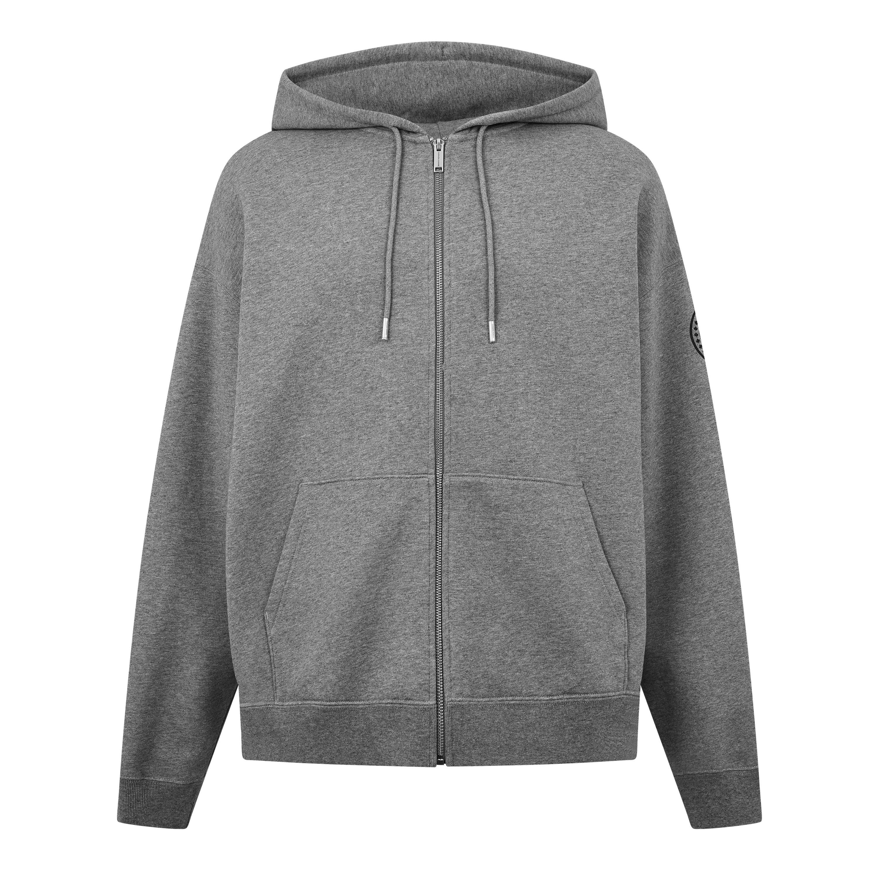 Stone Heather - Canada Goose - Men's Rove Full Zip Fleece - 1