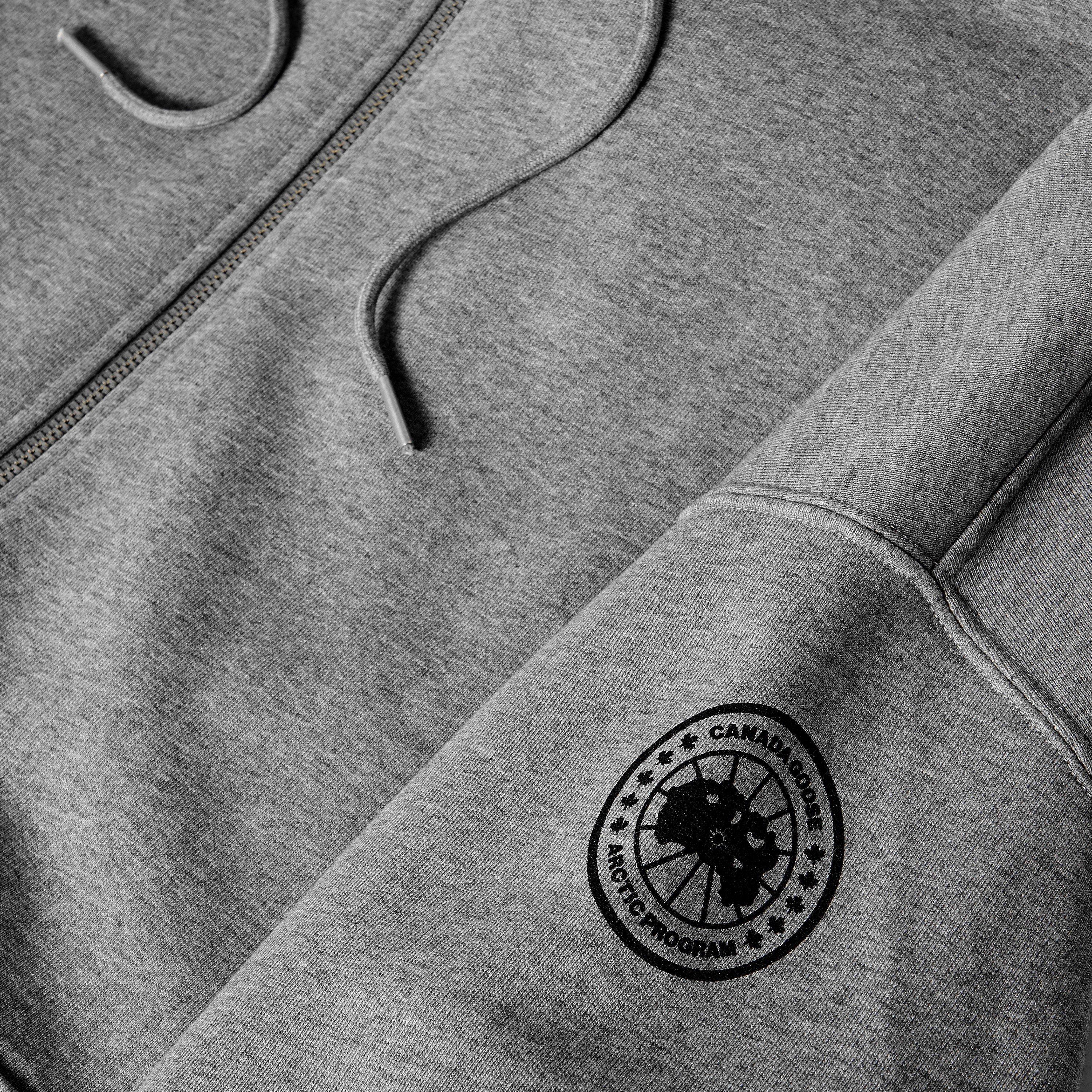 Stone Heather - Canada Goose - Men's Rove Full Zip Fleece - 5