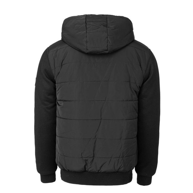 Noir - Firetrap - Men's Insulated Winter Jacket - 6