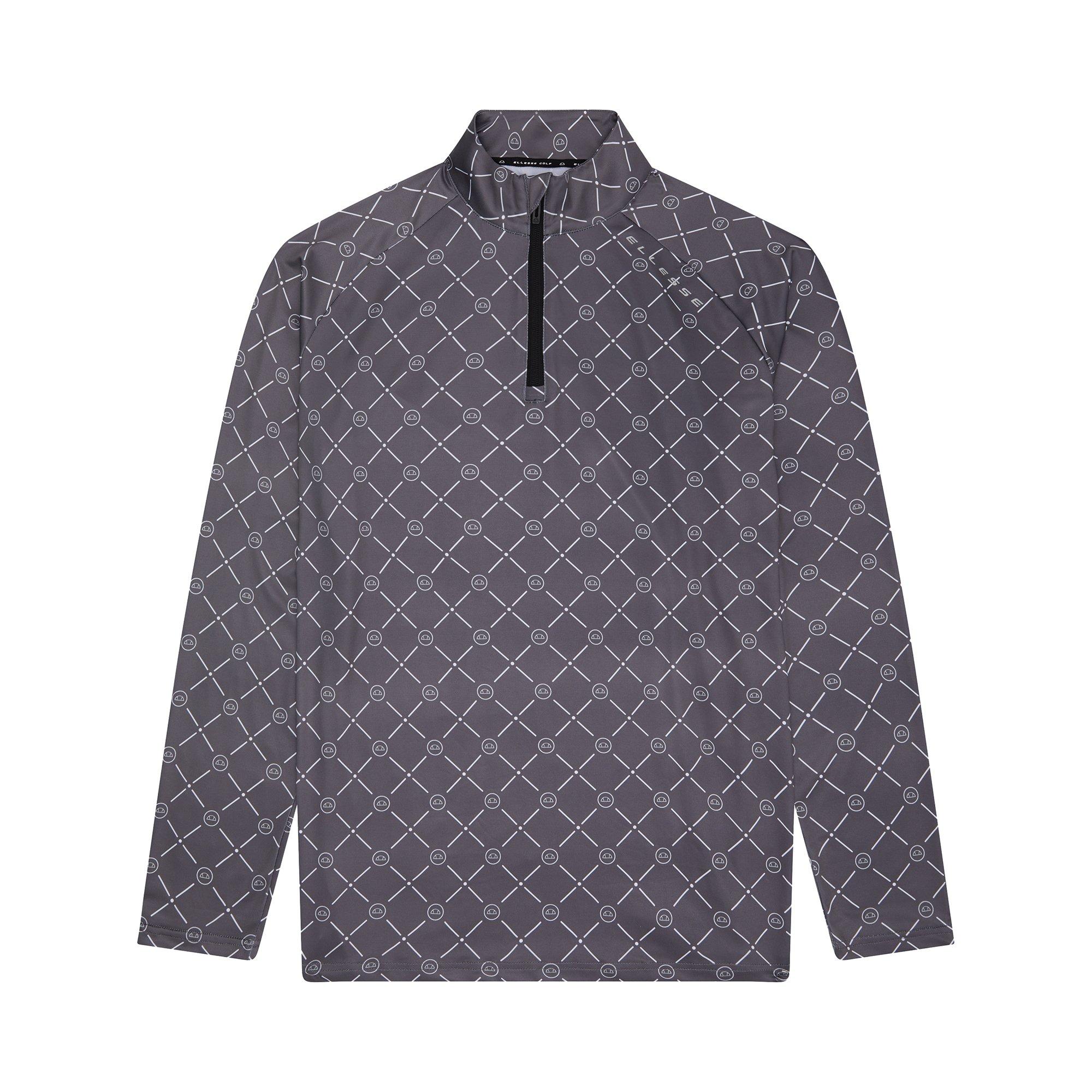 Grey - Ellesse - Men's Chi 1/2 Zip Fleece