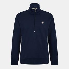 Pretty Green PGquarterZip Sweat Sn99