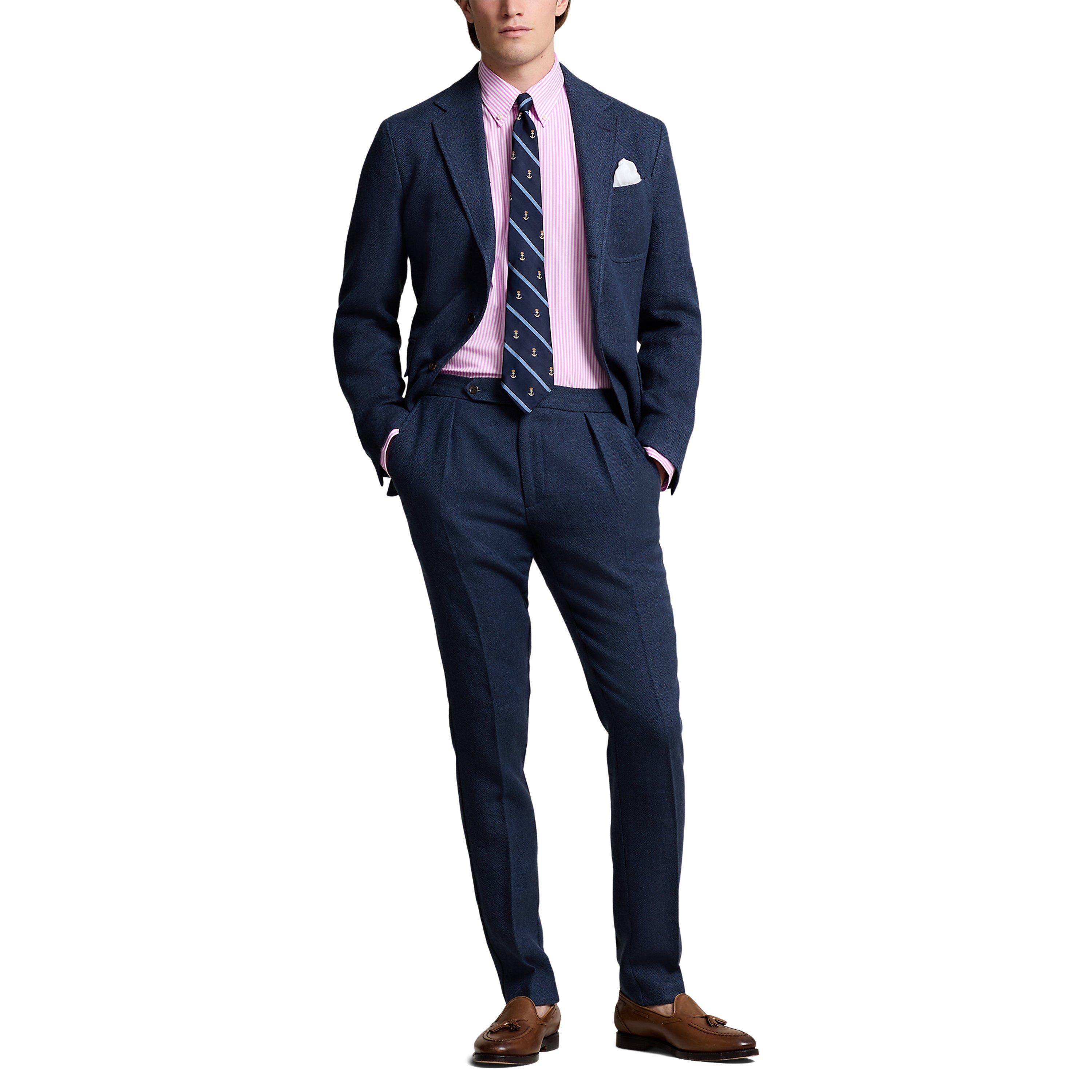 Pink/White - Polo Ralph Lauren - Slim Fit Poplin Shirt - 4