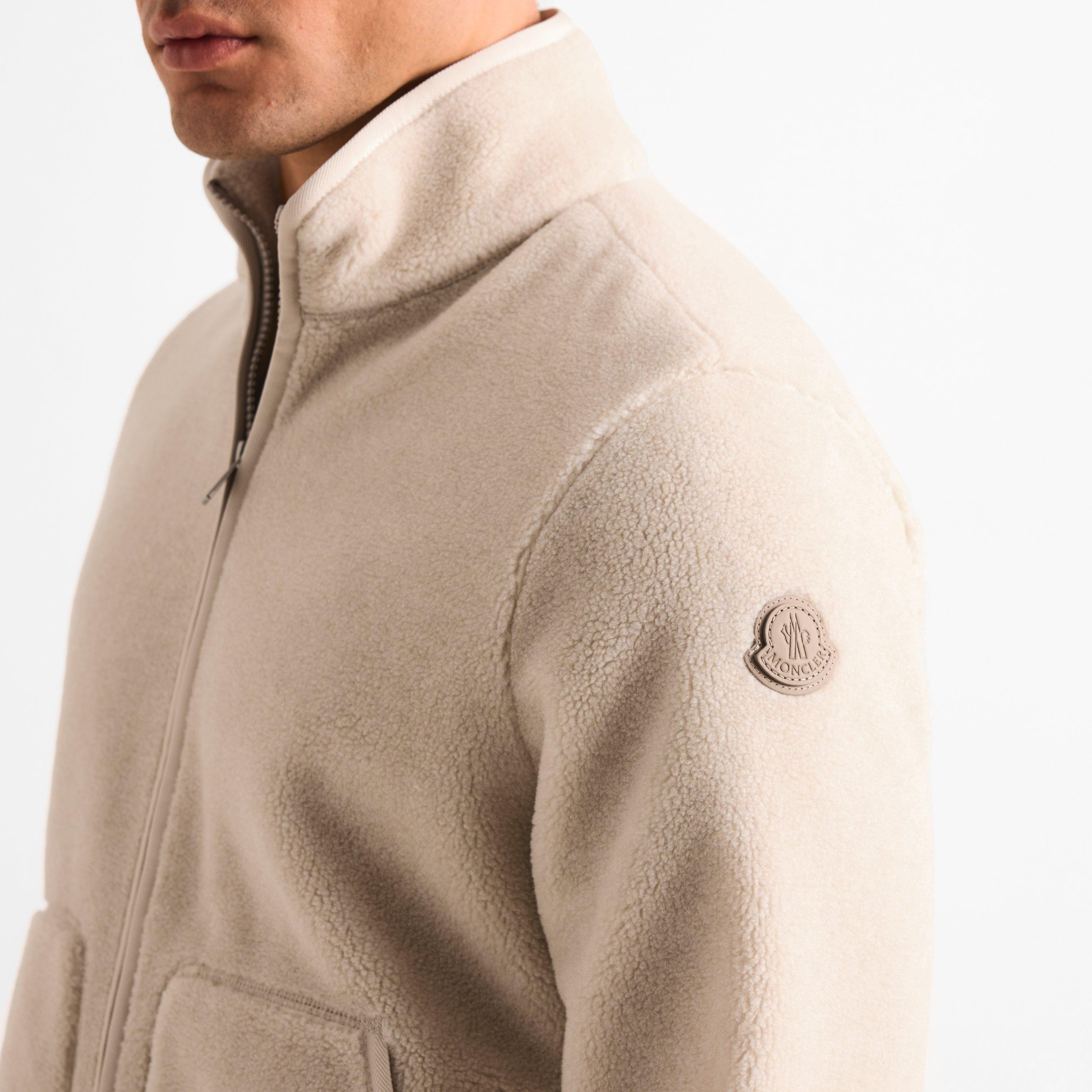 Beige 200 - Moncler - Men's Edit Teddy Full-Zip Fleece Top - 5