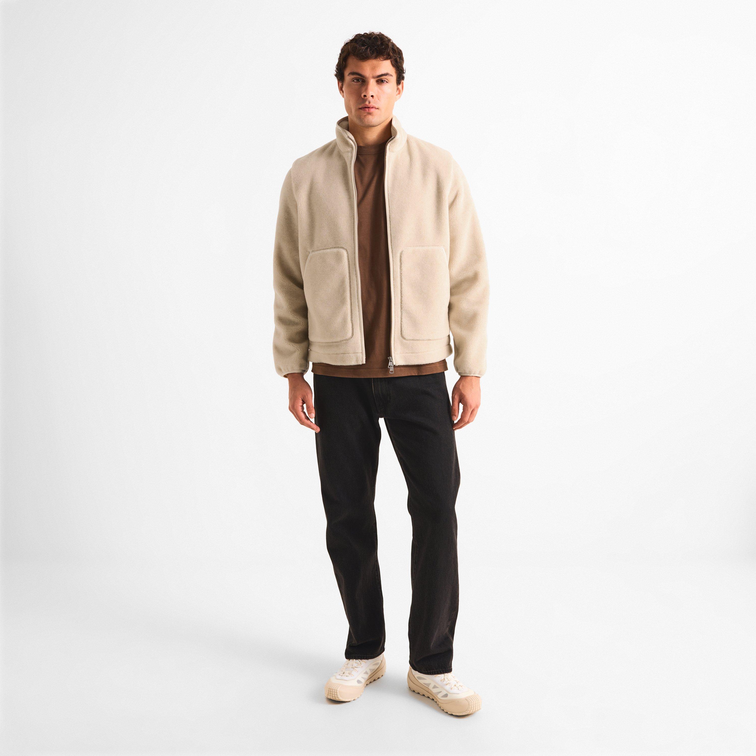 Beige 200 - Moncler - Men's Edit Teddy Full-Zip Fleece Top - 6