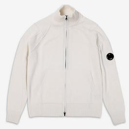 CP Company Lambswl Zip Knit Sn32