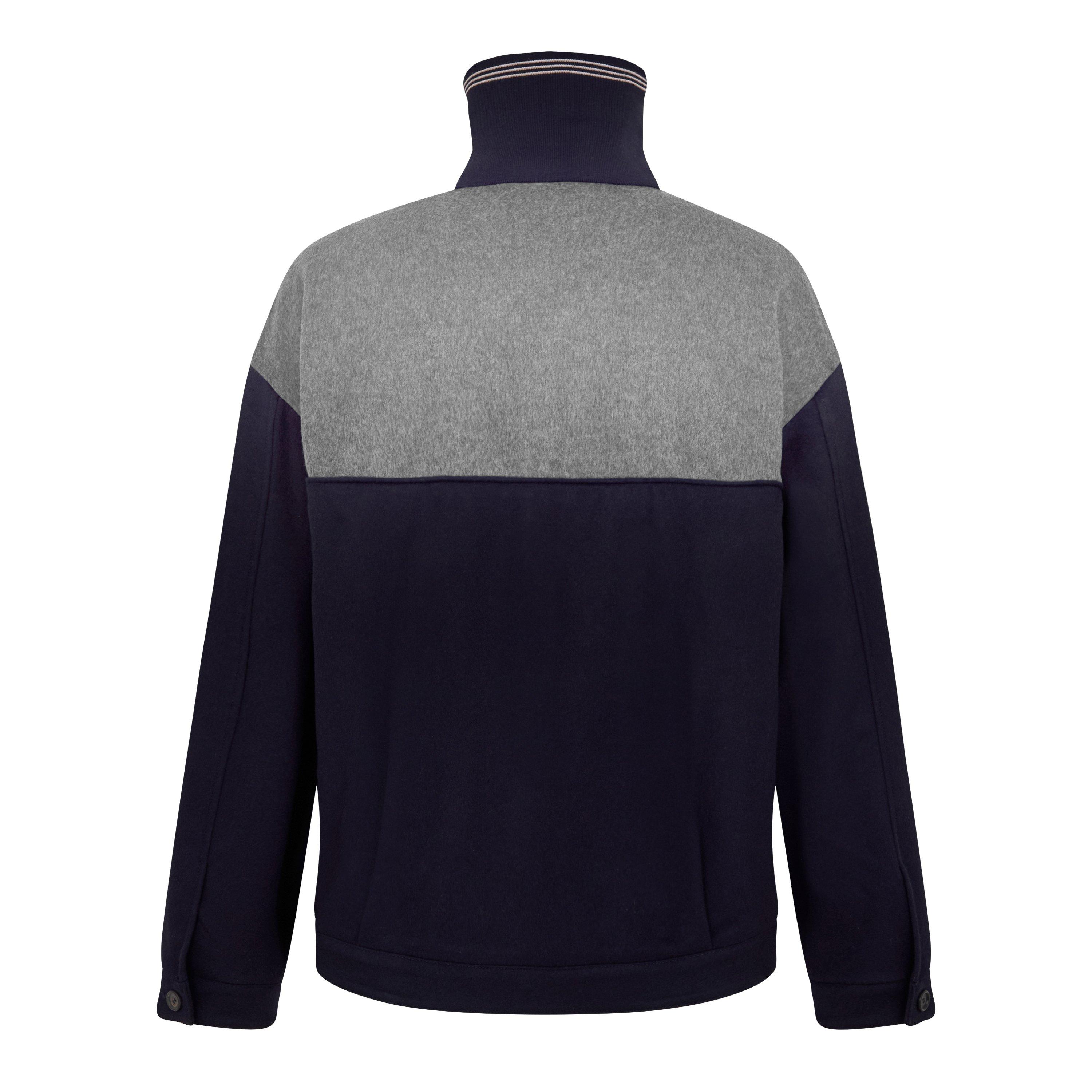 Blu Girgio - Miu Miu - Mens Bicolour Zipped Fleece - 2