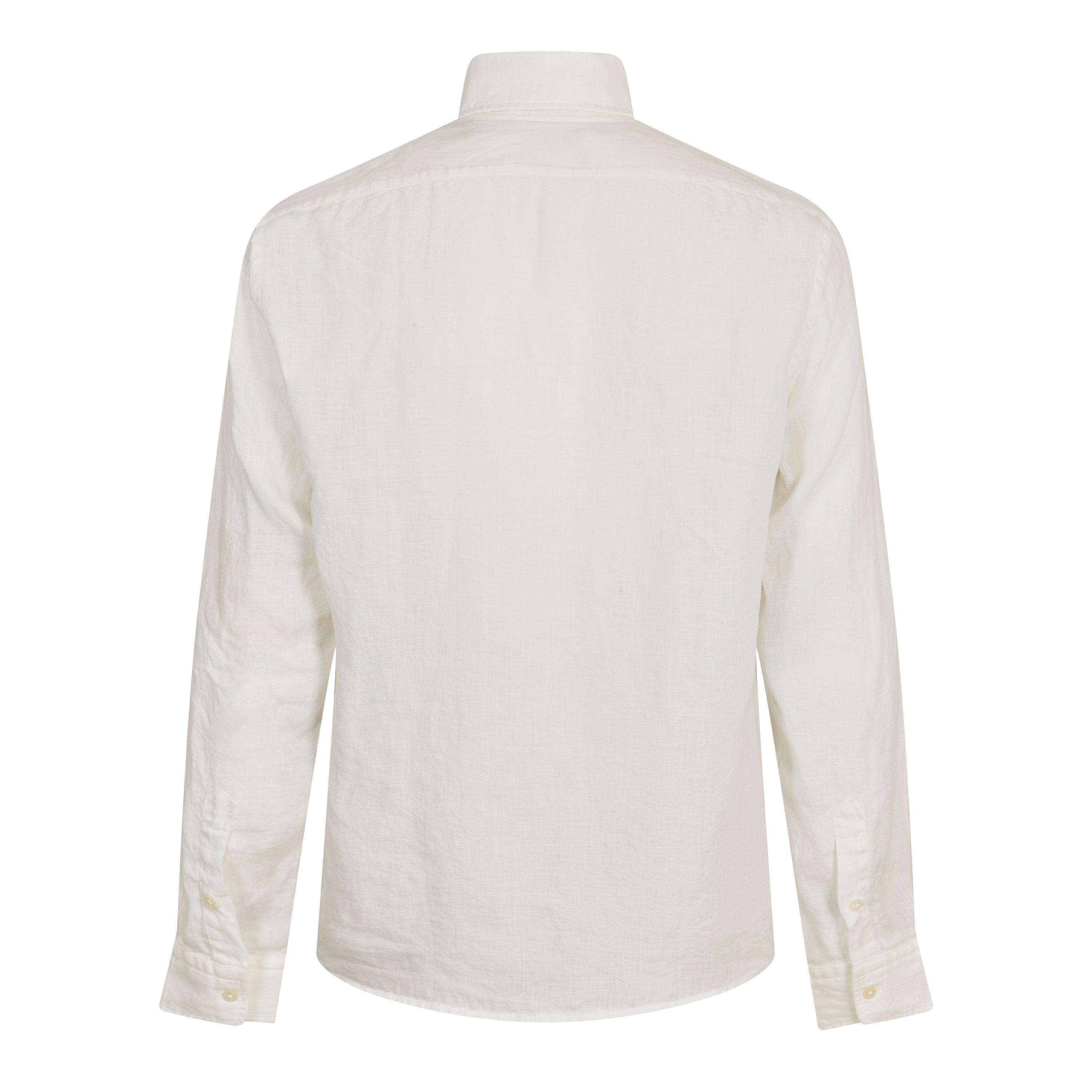 White 100 - Boss - Mens BOSS BLACK Liam Short Sleeve Buttoned Shirt - 2