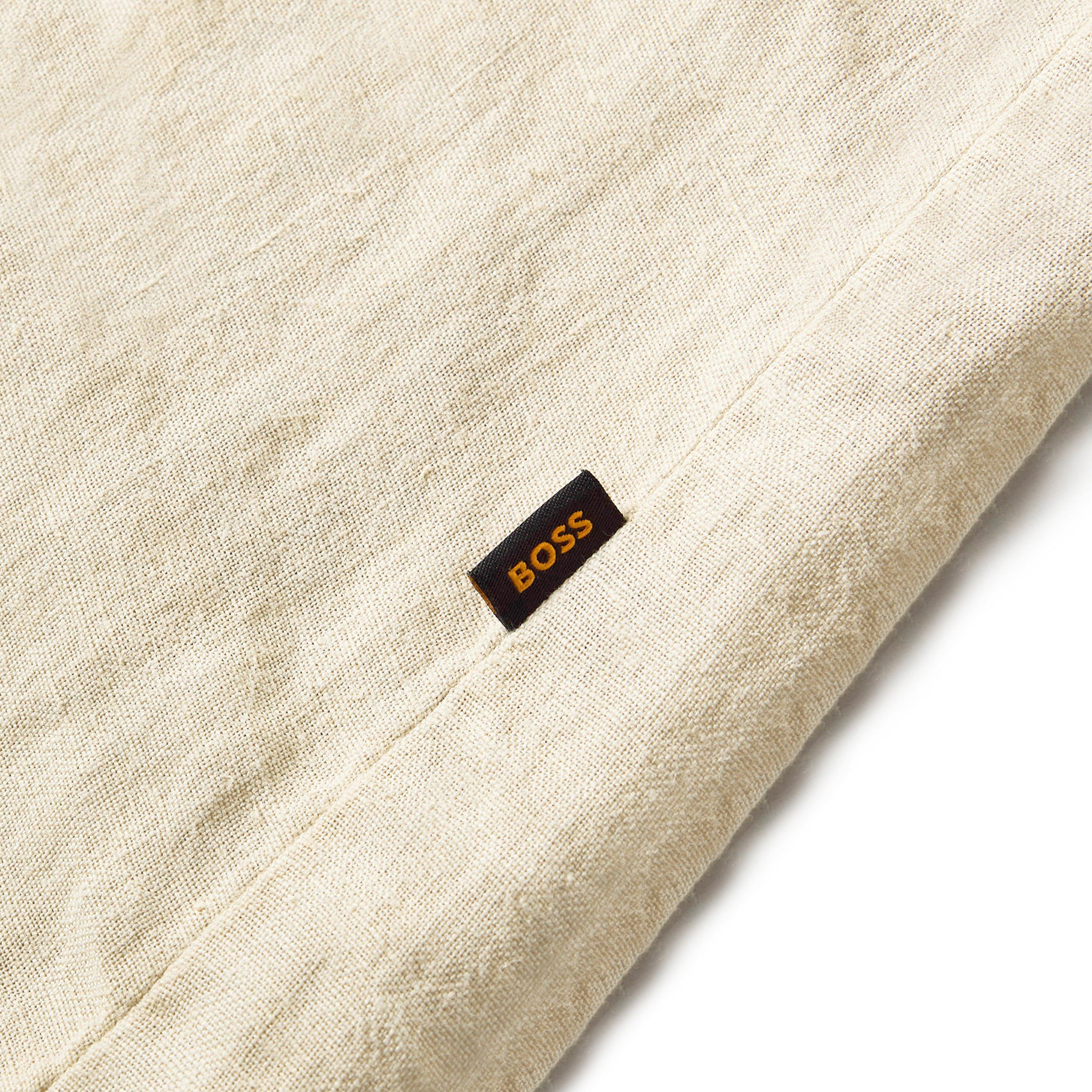 Light Beige - Boss - Men's Short Sleeve Shirt - 3