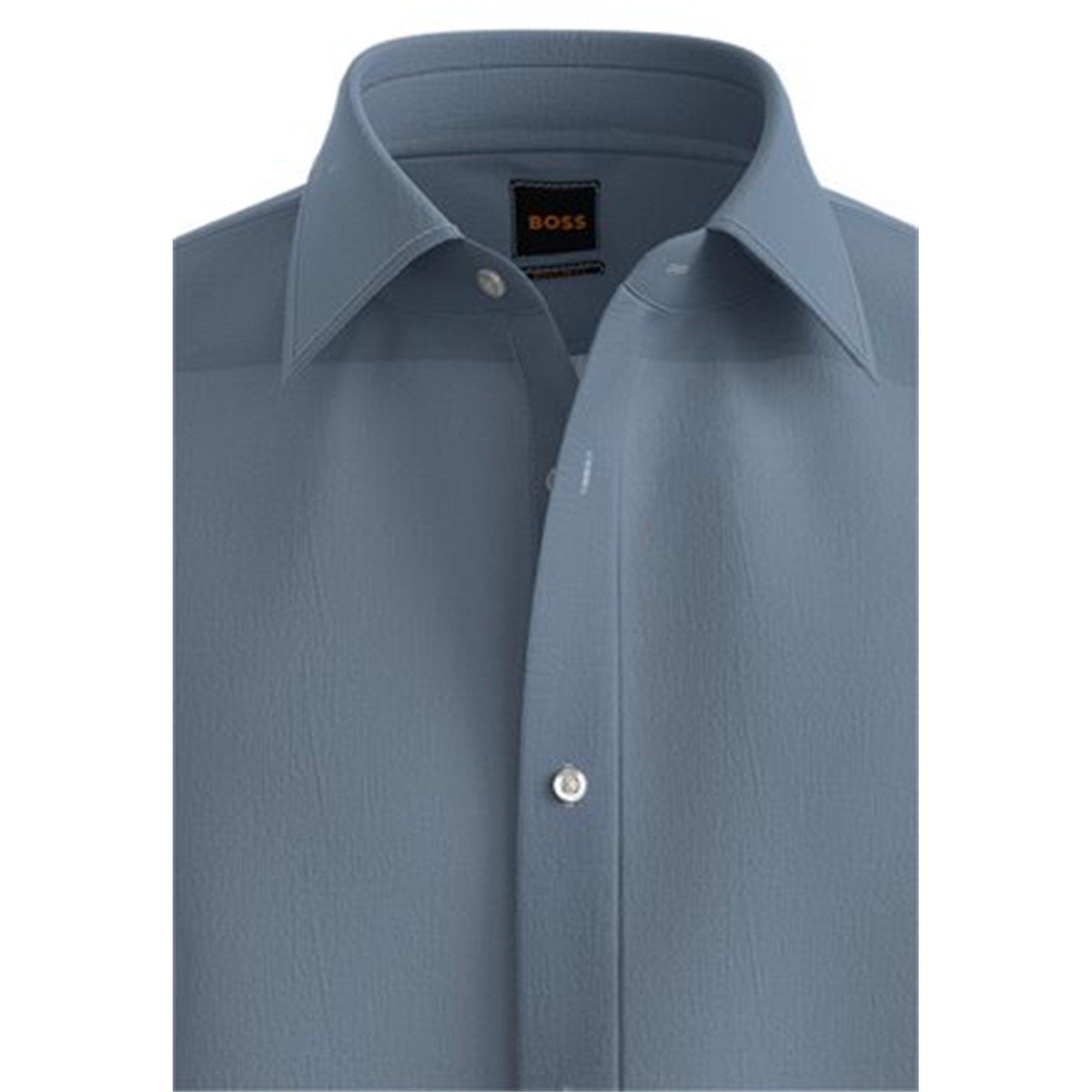 Light Blue 458 - Boss - Men's Short Sleeve Shirt - 2