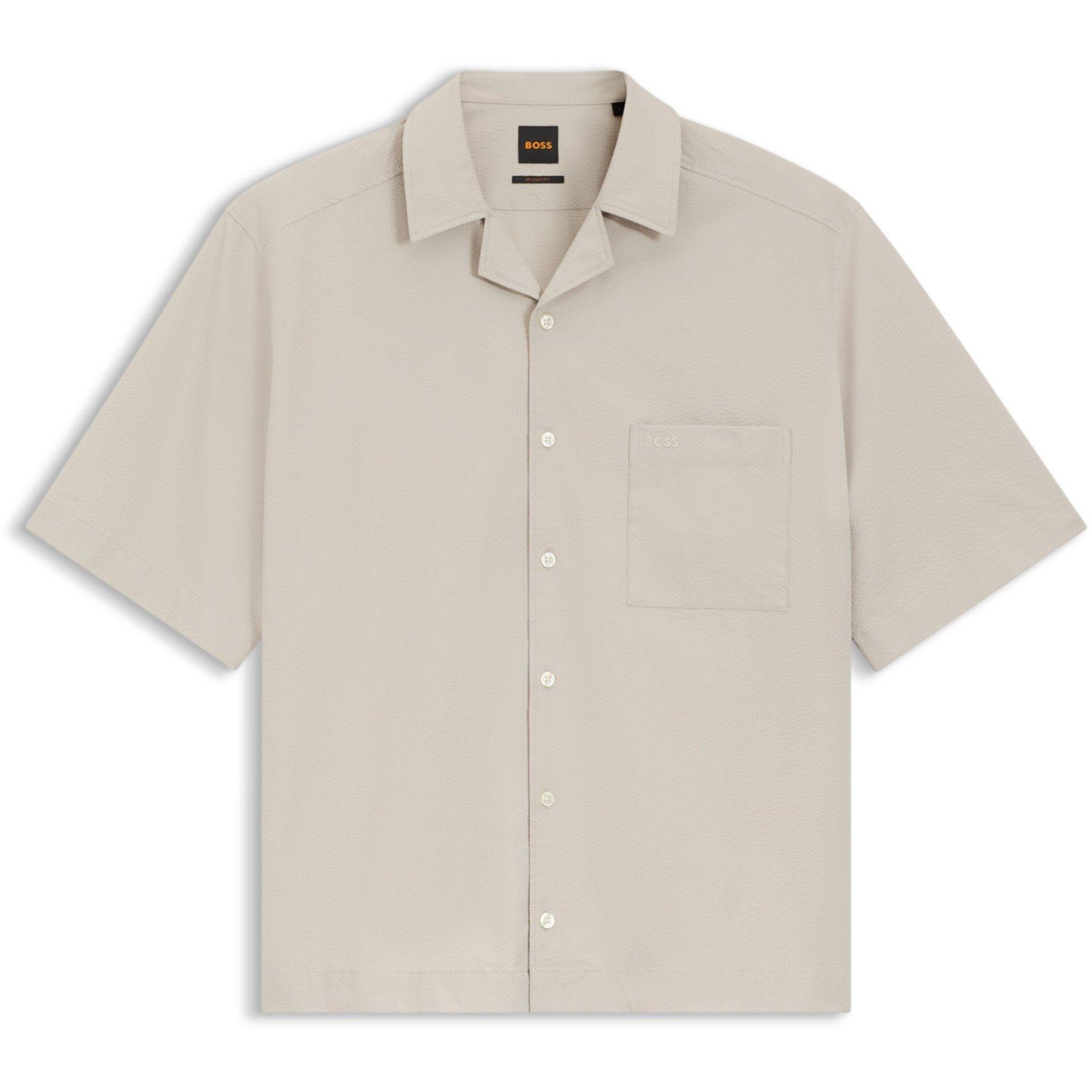Light Grey 070 - Boss - Men's Short Sleeve Shirt - 1
