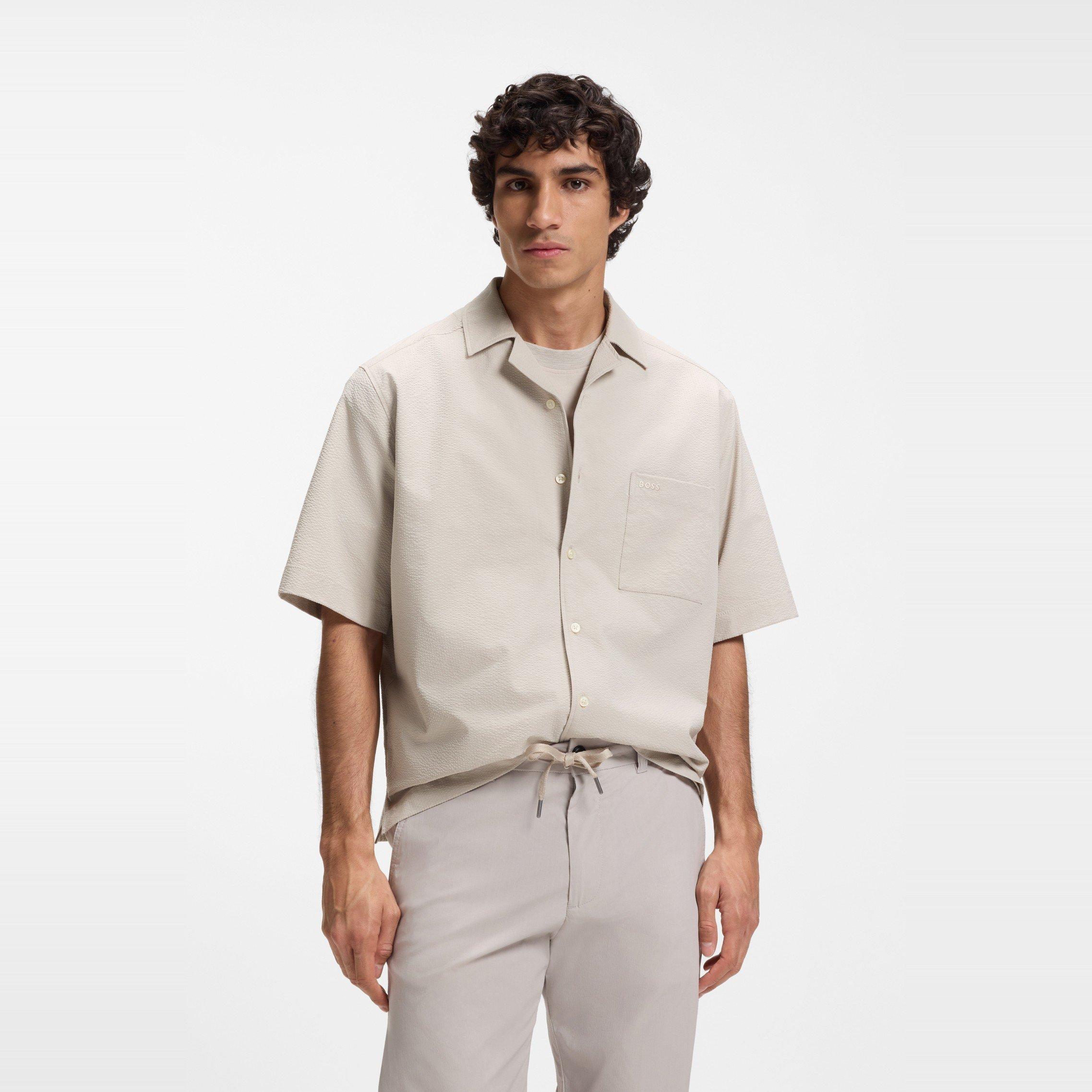 Lichtgrijs 070 - Boss - Men's Short Sleeve Shirt - 2