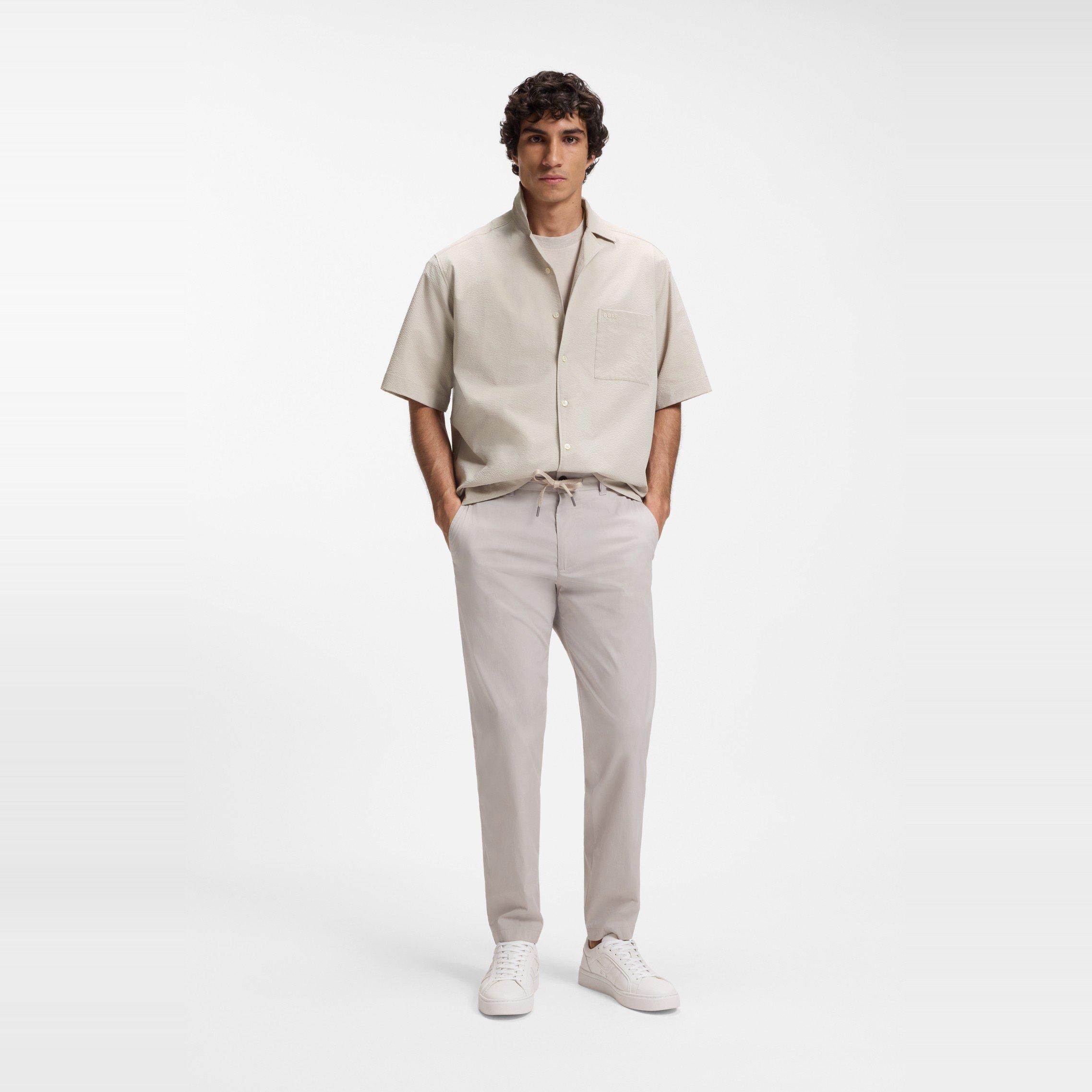 Lichtgrijs 070 - Boss - Men's Short Sleeve Shirt - 6