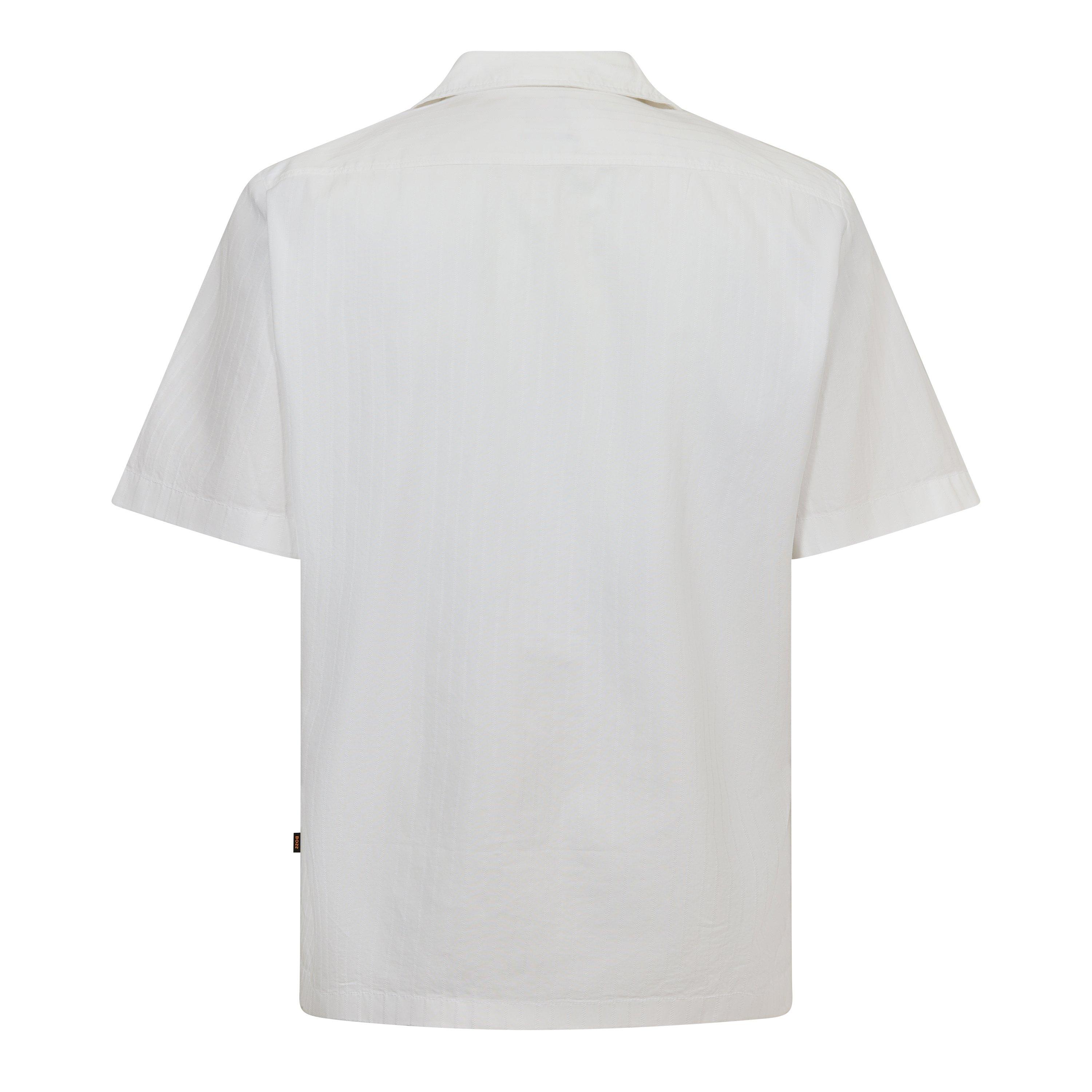 White 100 - Boss - Men's Short Sleeve Plain Shirt - 2