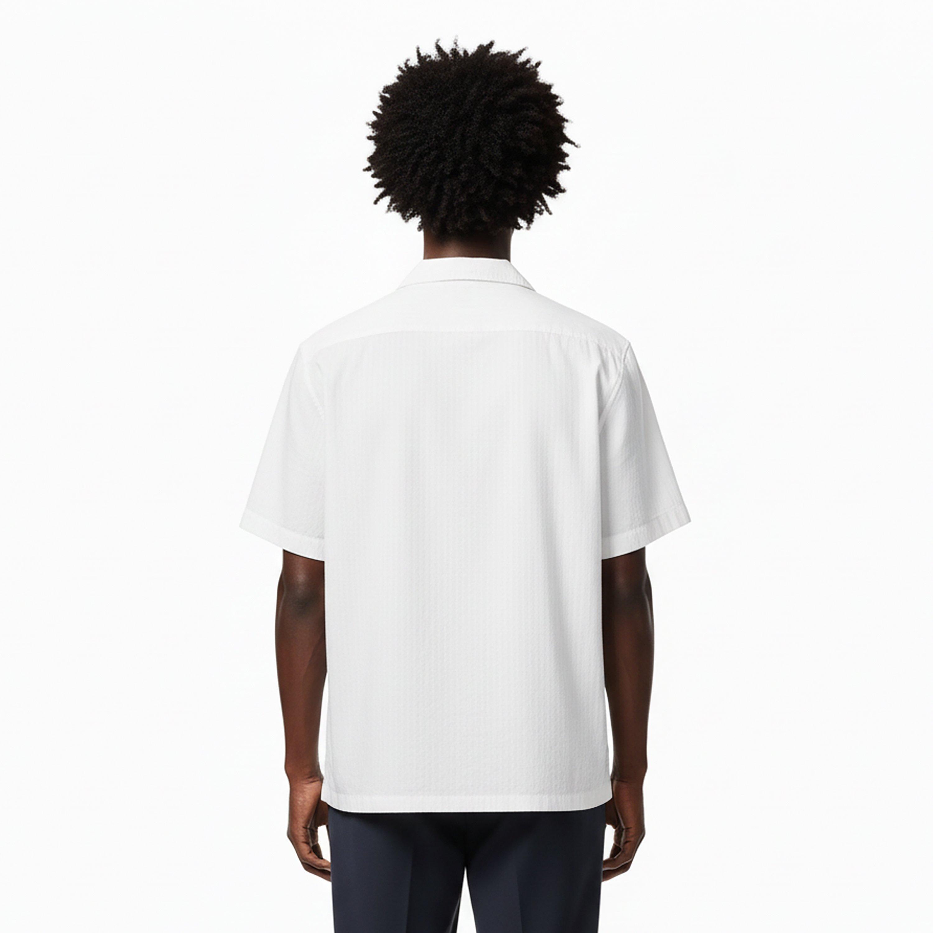 White 100 - Boss - Men's Short Sleeve Plain Shirt - 4