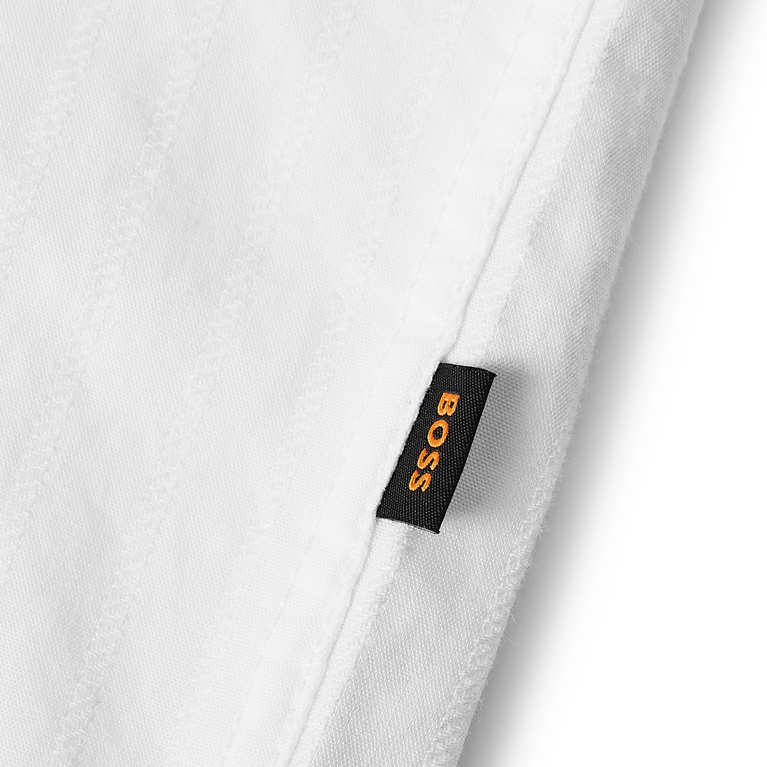 White 100 - Boss - Men's Short Sleeve Plain Shirt - 5
