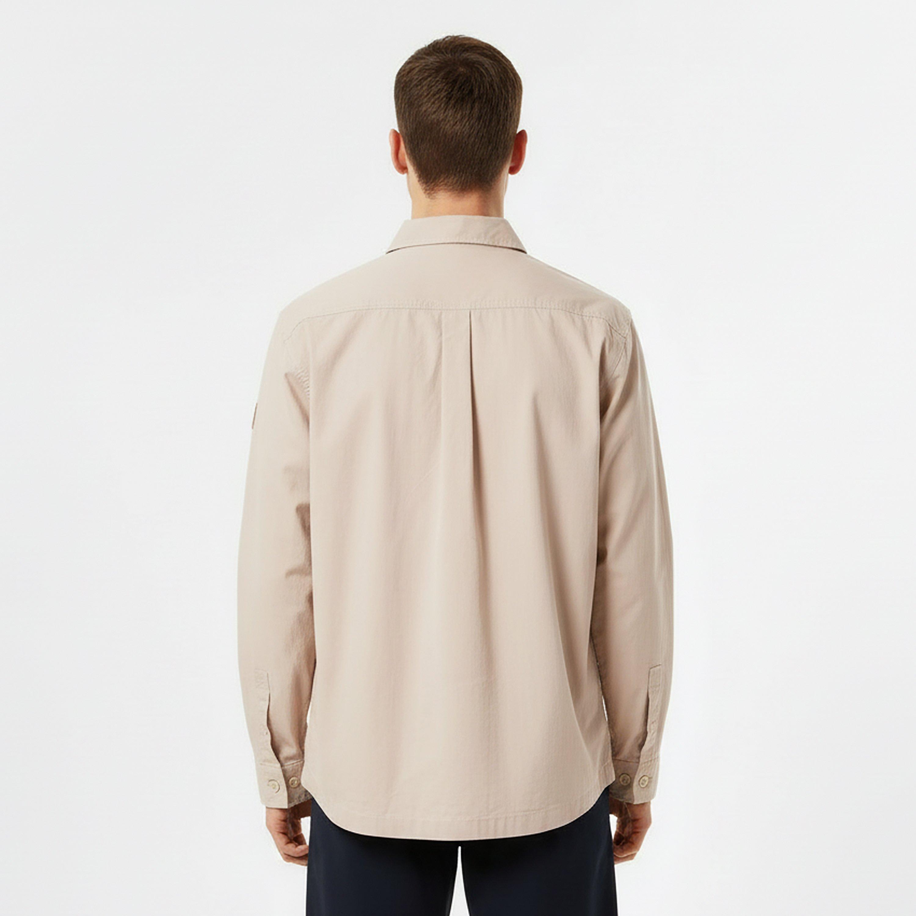 Lichtgrijs 070 - Boss - Men's Long Sleeve Plain Shirt - 4