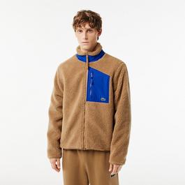 Lacoste Zip Up Colorblock Fleece Jacket