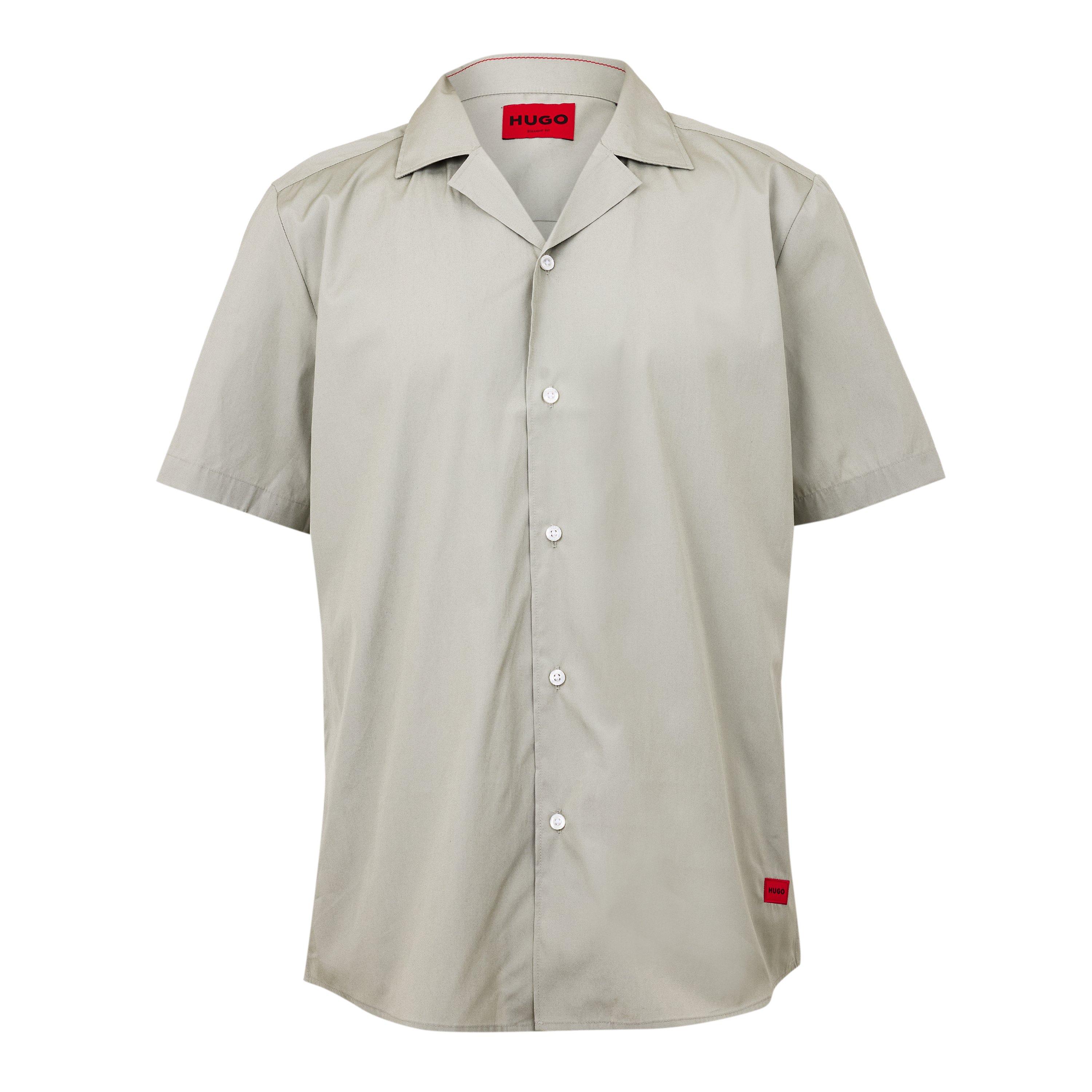 Hugo Men's Short Sleeve Shirt - Green 337 - L