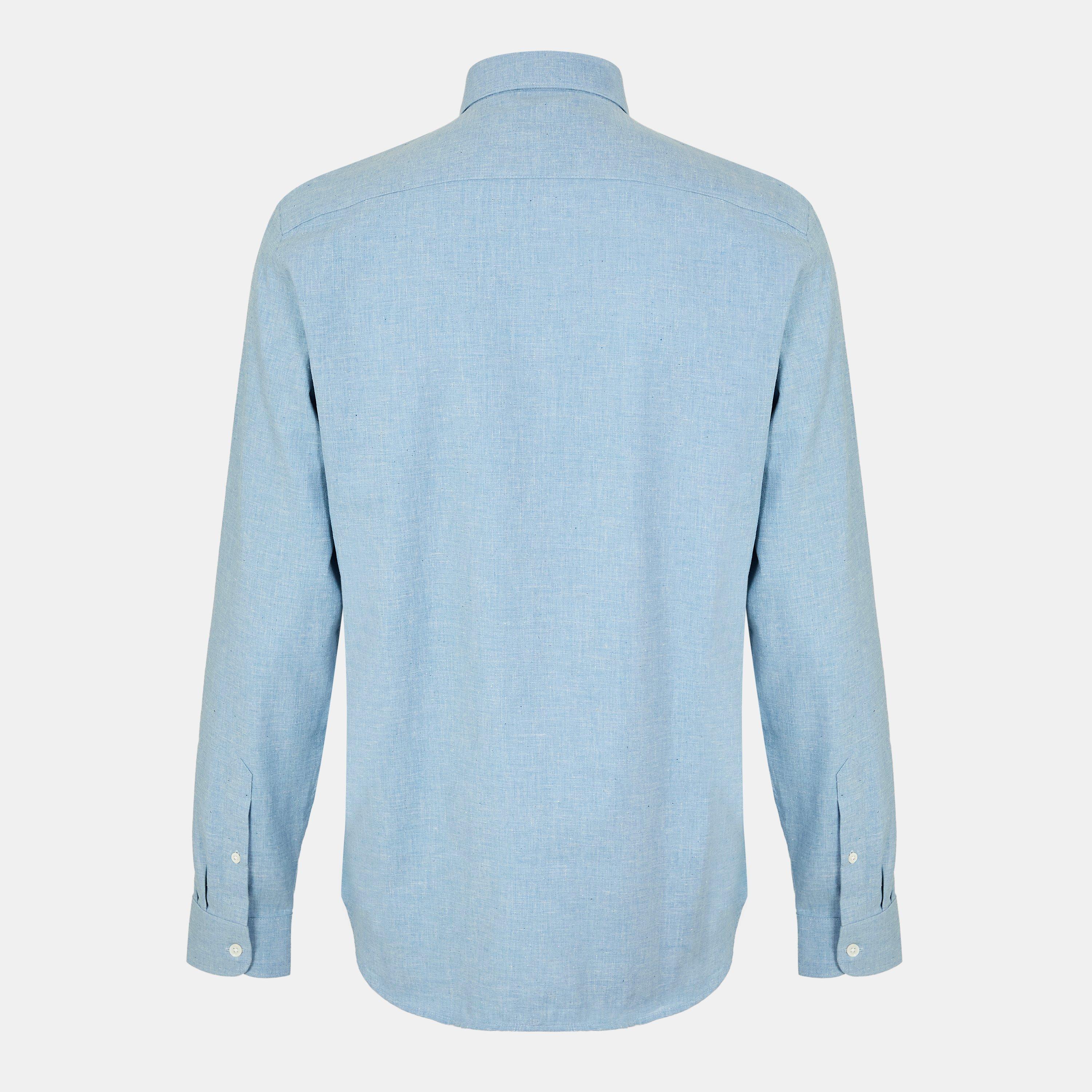 Overview/Flour - Lacoste - Men's Long-Sleeve Plain Shirt - 2
