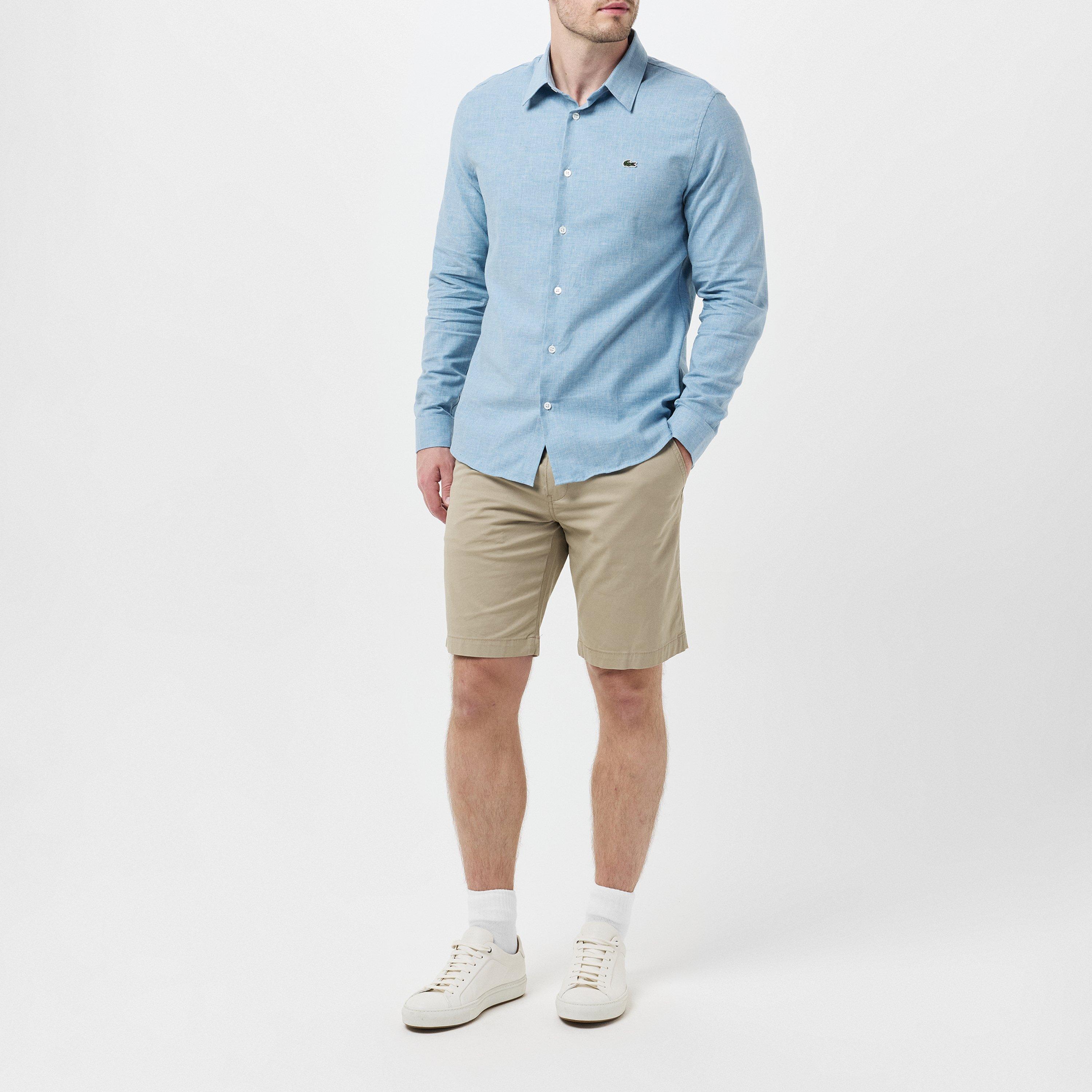 Overview/Flour - Lacoste - Men's Long-Sleeve Plain Shirt - 6