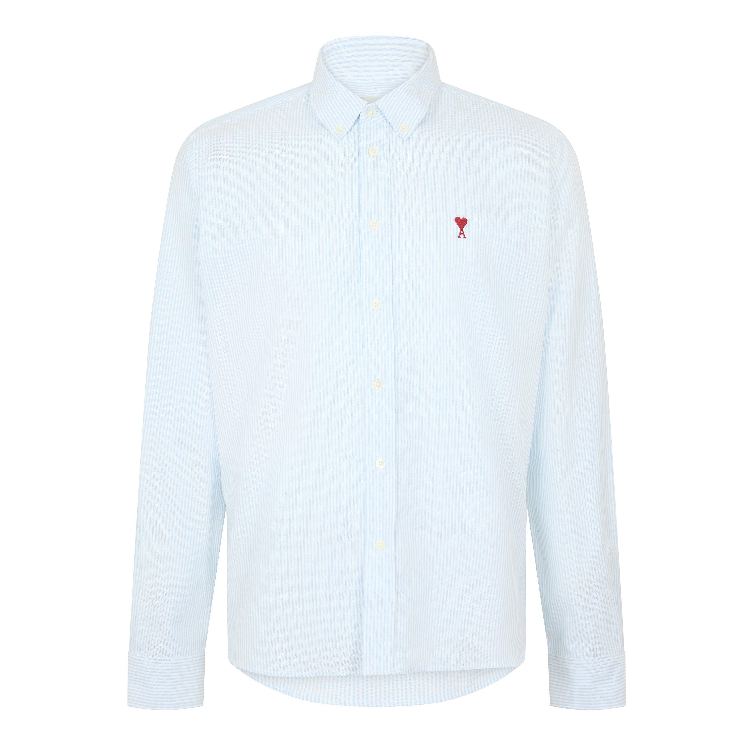 Blue/White - Ami Paris - Ami ADC Stripe Shirt Sn63