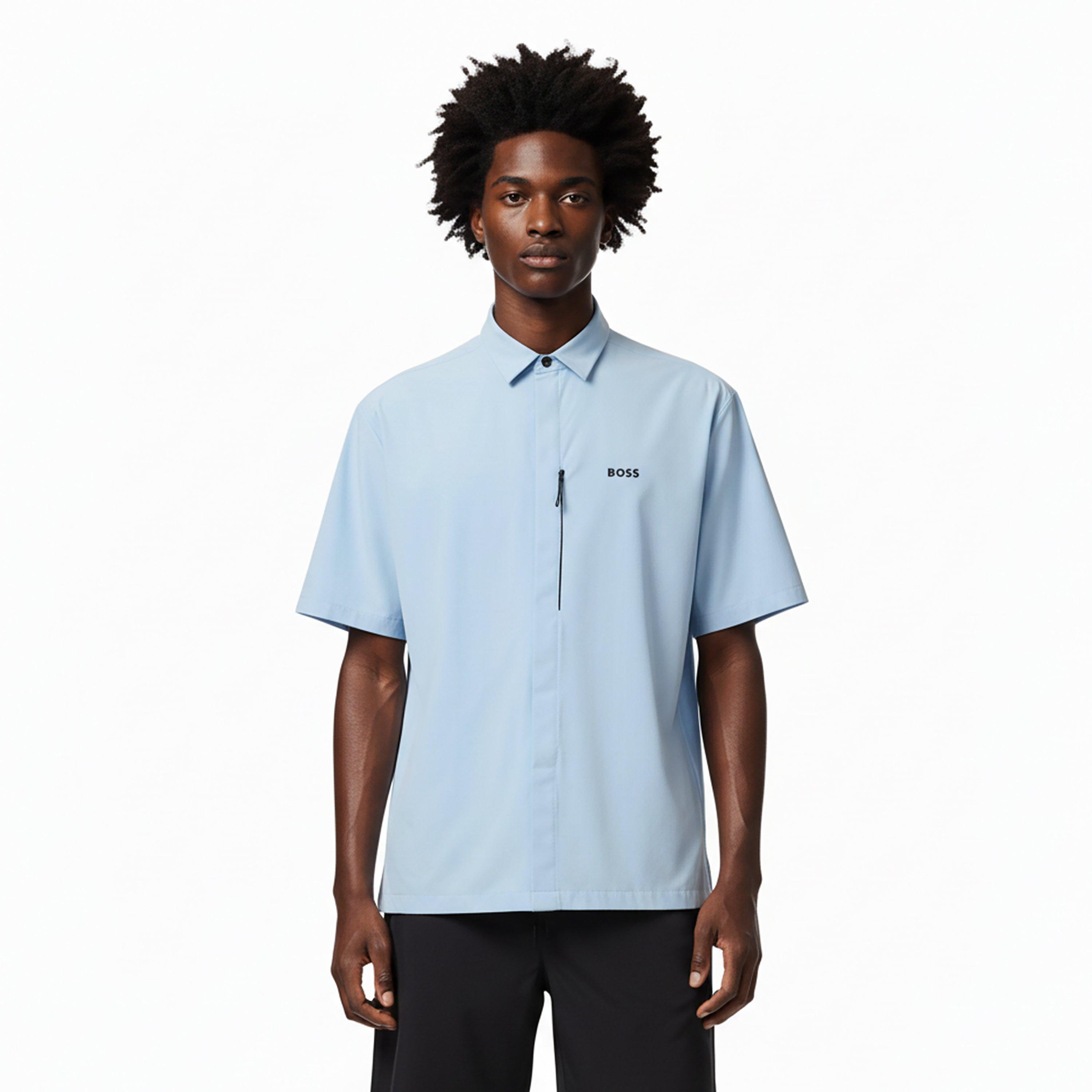 Open Blue 460 - Boss - Men's Short Sleeve Plain Shirt - 3