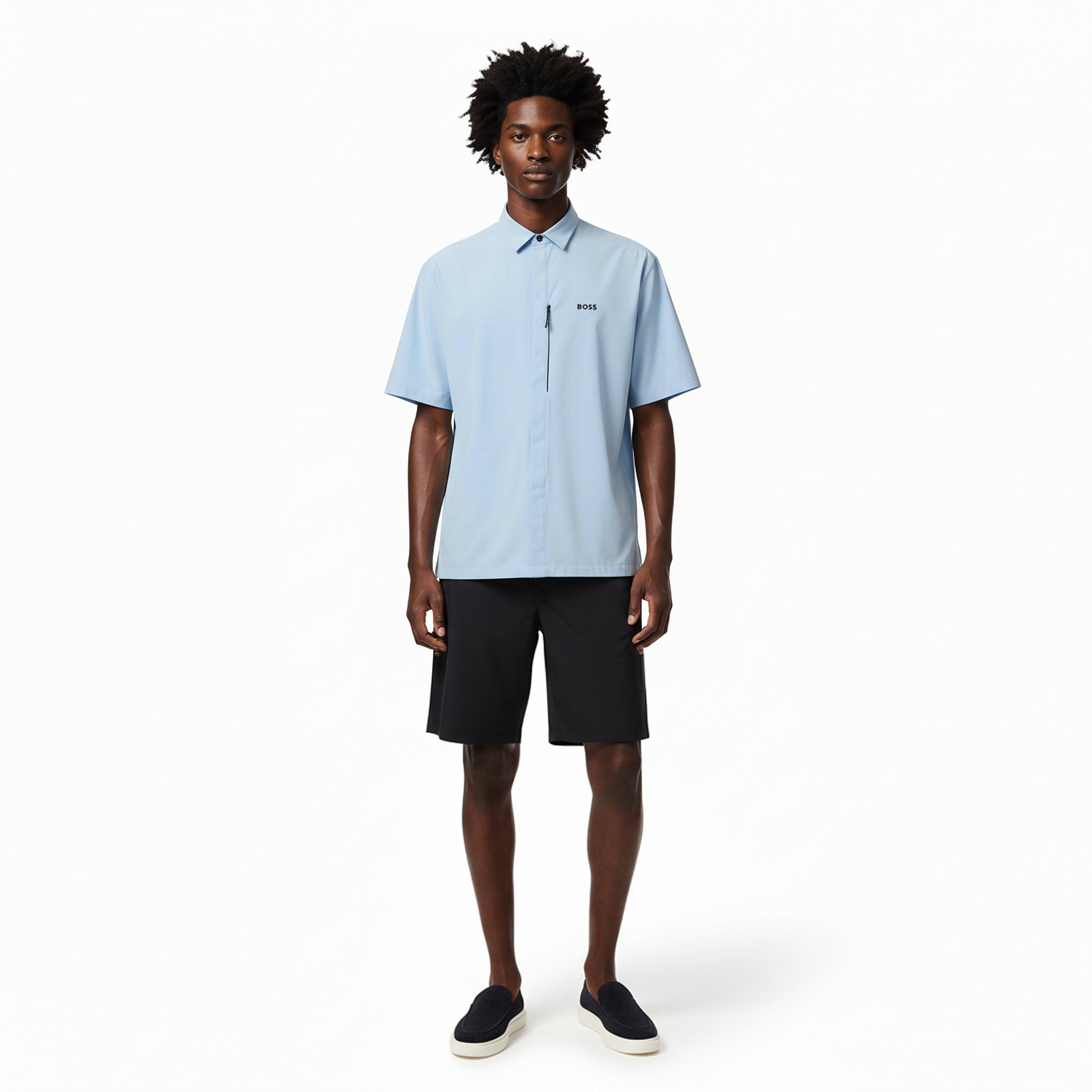 Open Blue 460 - Boss - Men's Short Sleeve Plain Shirt - 6