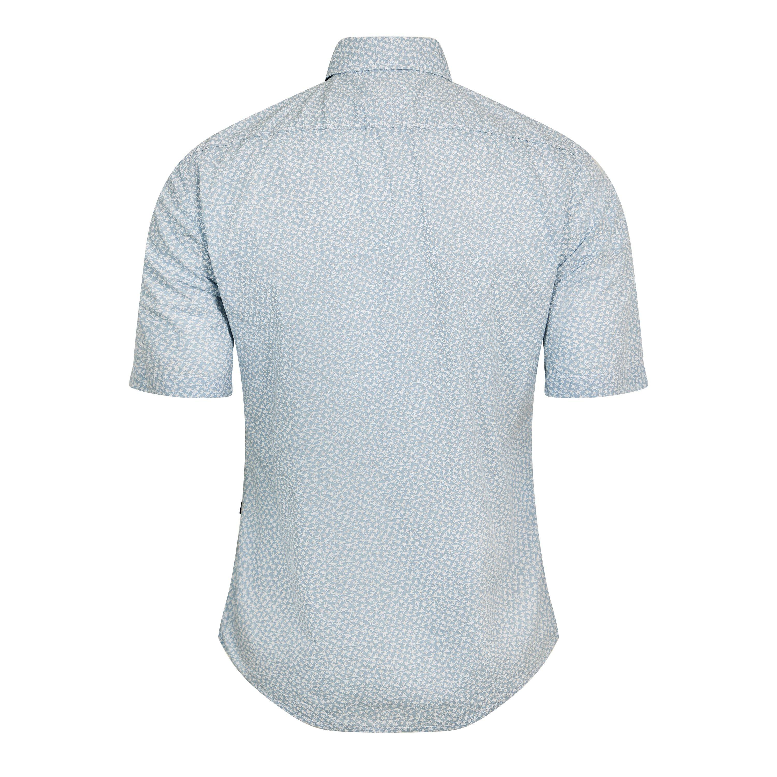 Blue 459 - Boss - Mens BOSS ORANGE Short Sleeve Shirt - 2
