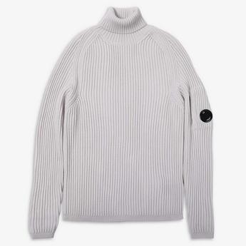 CP Company Merino Wool Turtle Neck Lens Mens Knitted Top