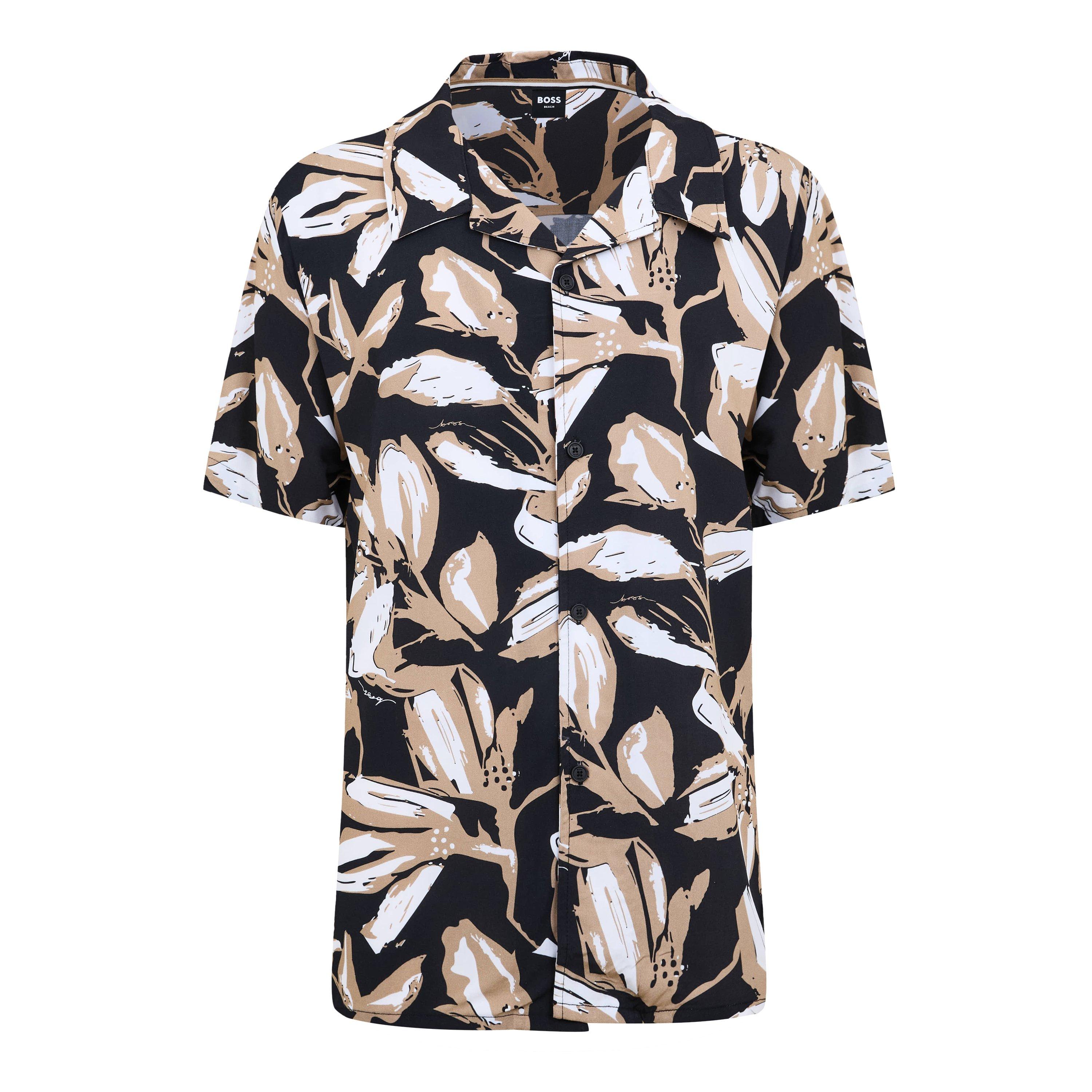 Black - Boss - Boss Beach Shirt 10268906 01 - 1