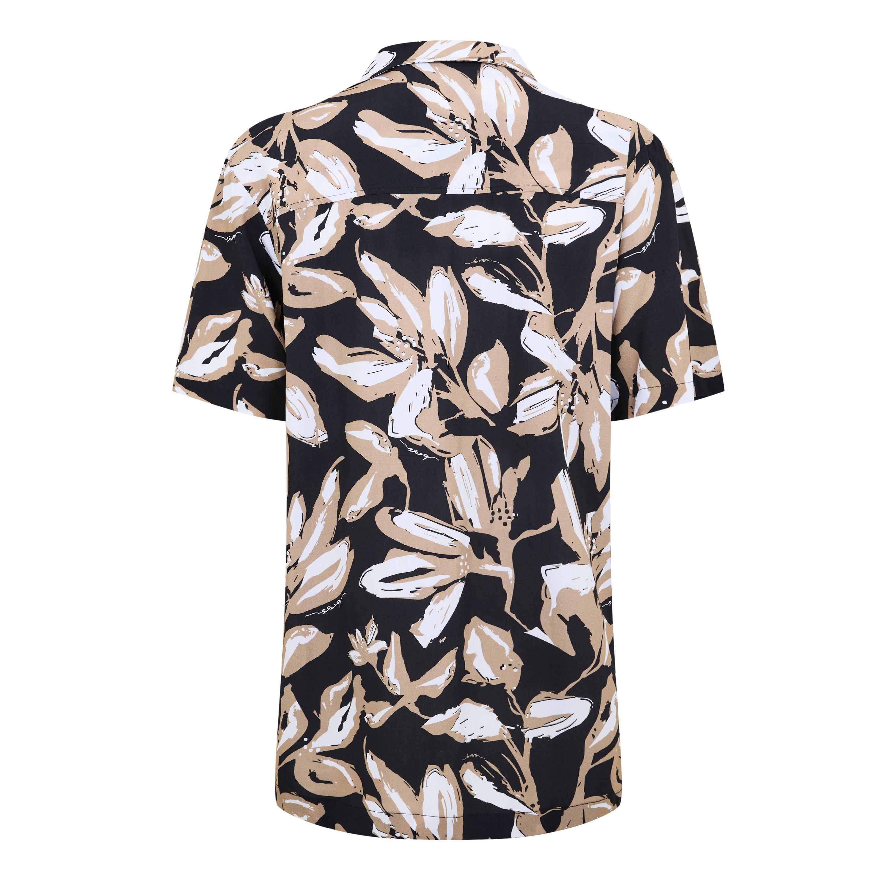 Black - Boss - Boss Beach Shirt 10268906 01 - 2