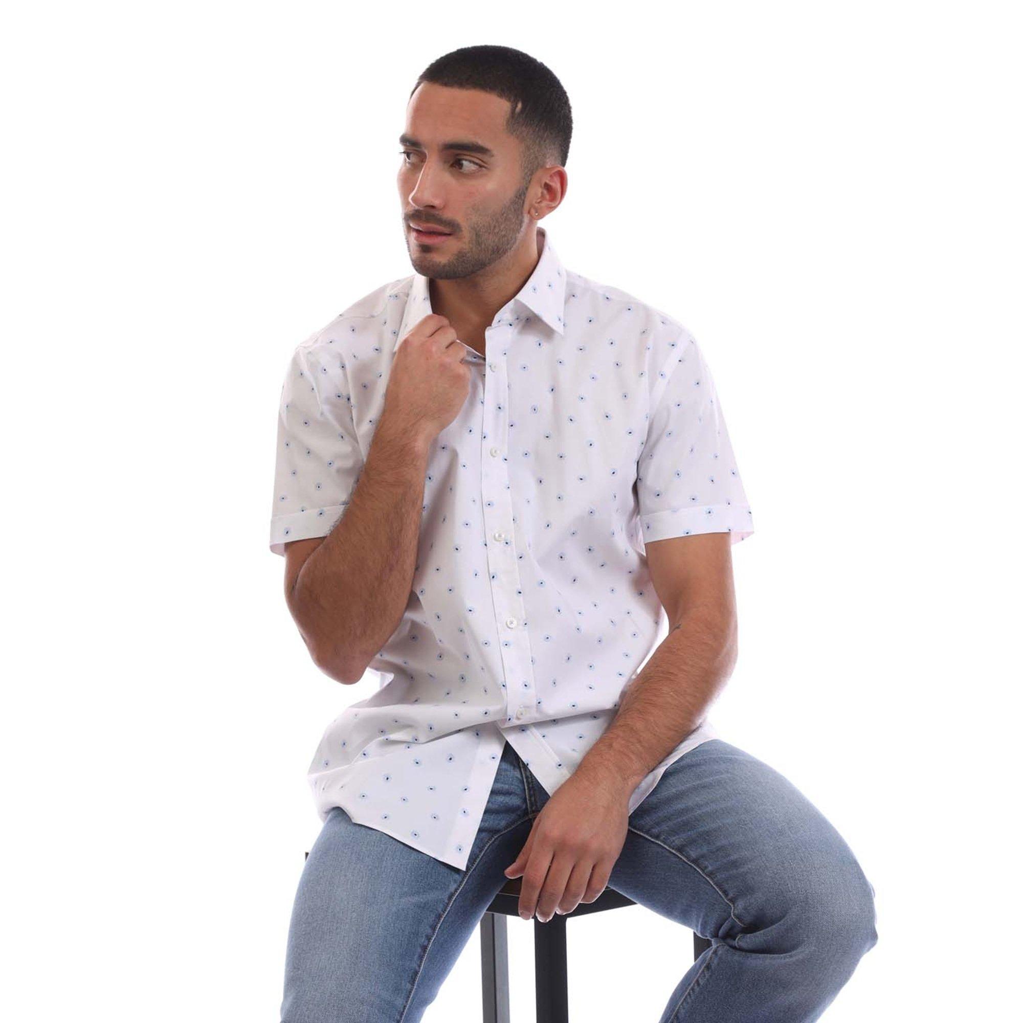 Light/Pstl Blue - Boss - H-Hank-Ken-Sh-C1-242 10270630 Oxford Shirt Mens - 4