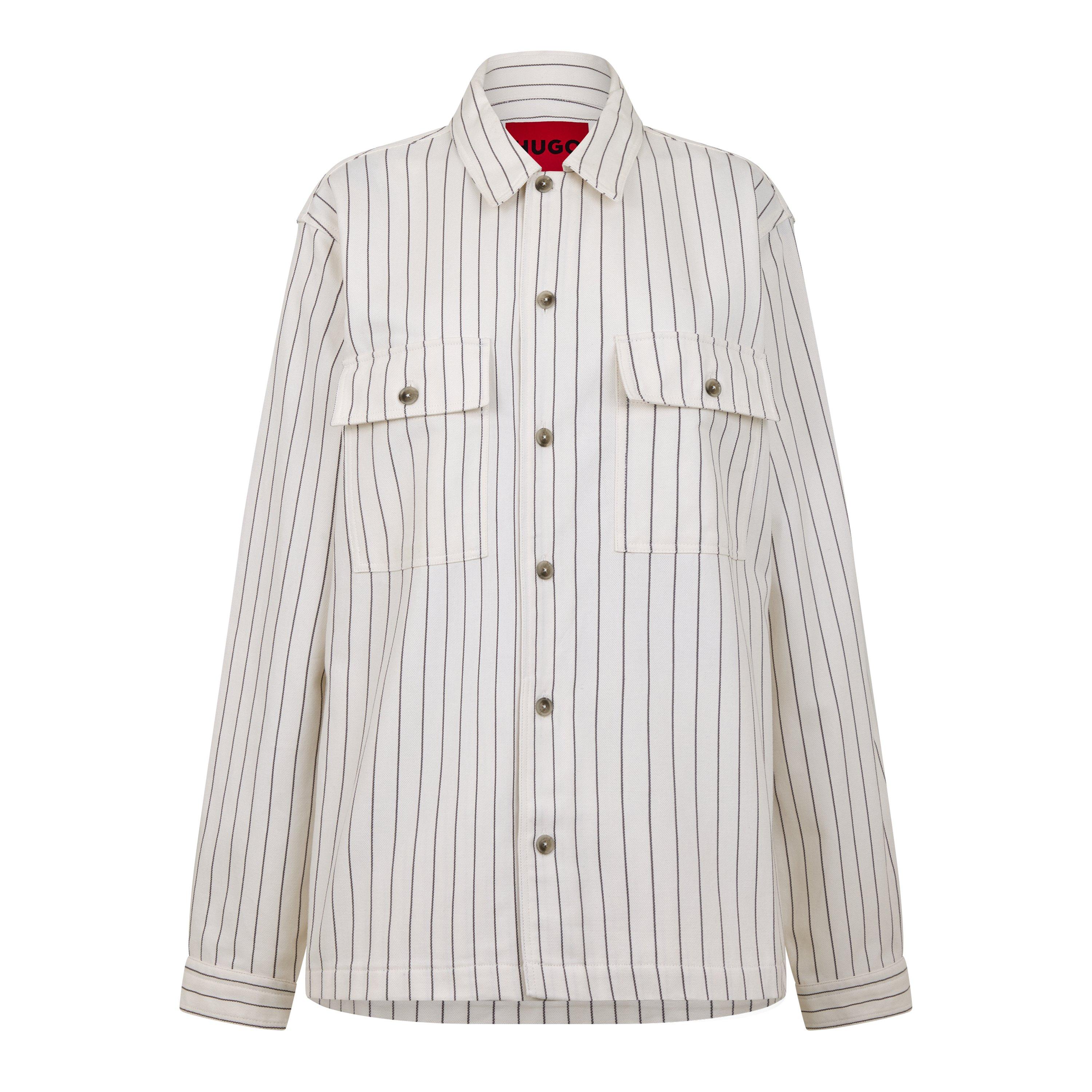 Hugo Men's Long Sleeve Patterned Shirt - White102 - M