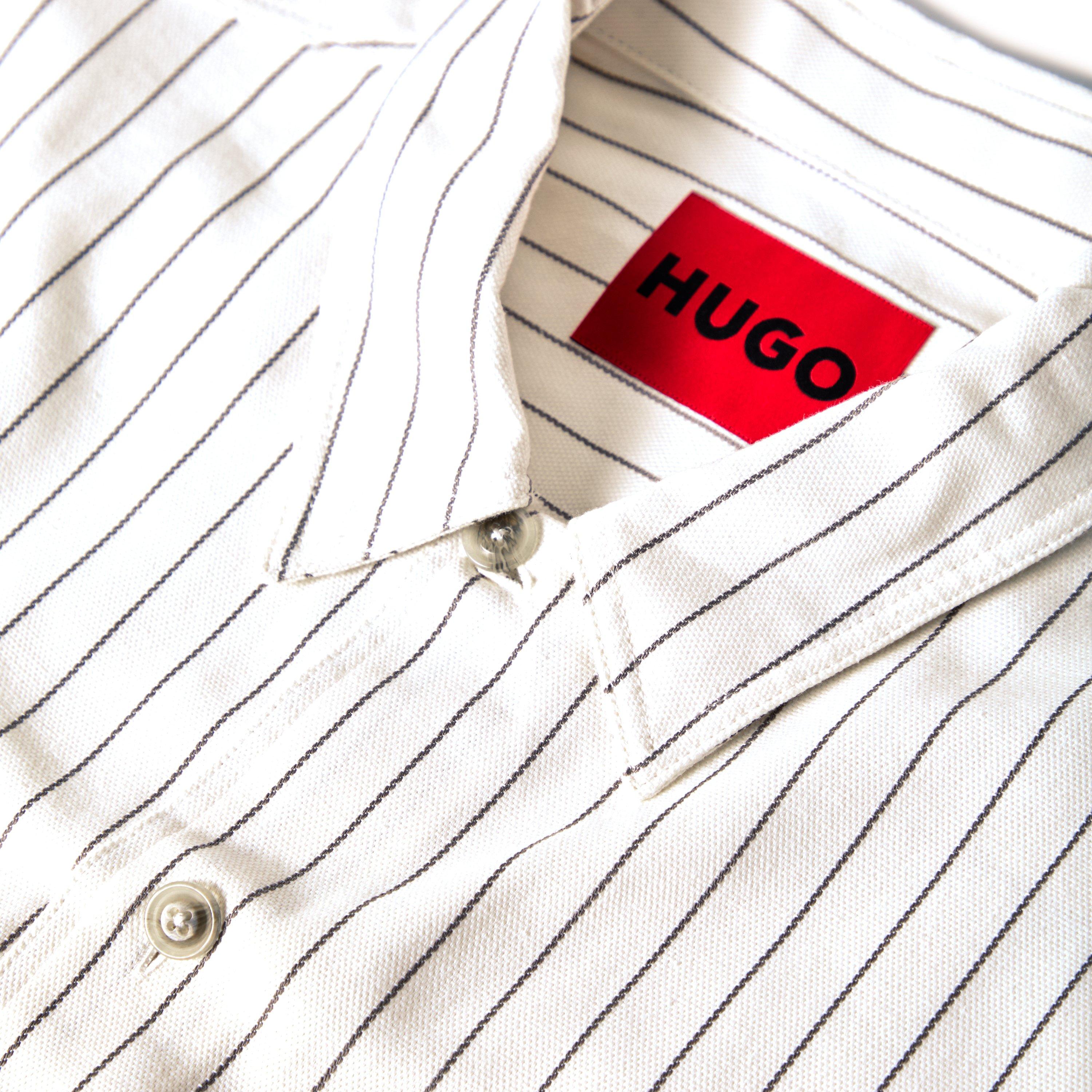 White102 - Hugo - Men's Long Sleeve Patterned Shirt - 5