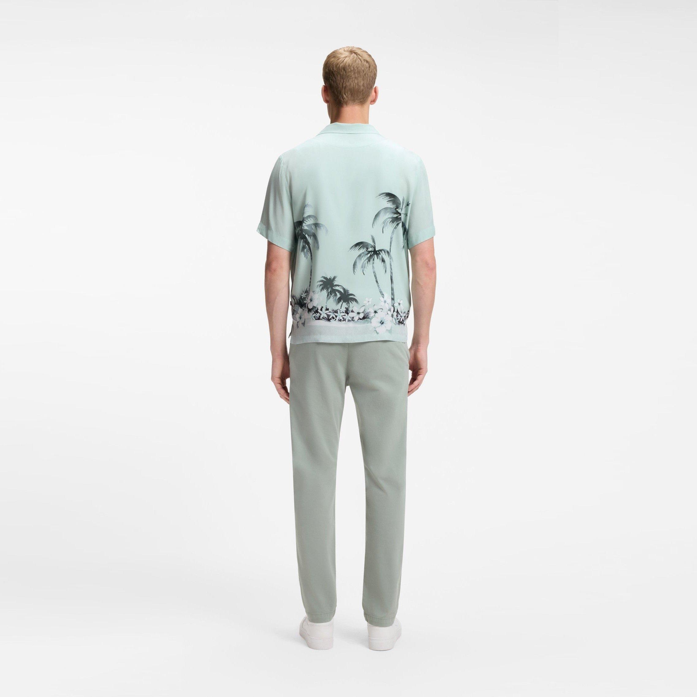 Tirkizna 446 - Boss - Men's Patterned Short Sleeve Shirt - 3