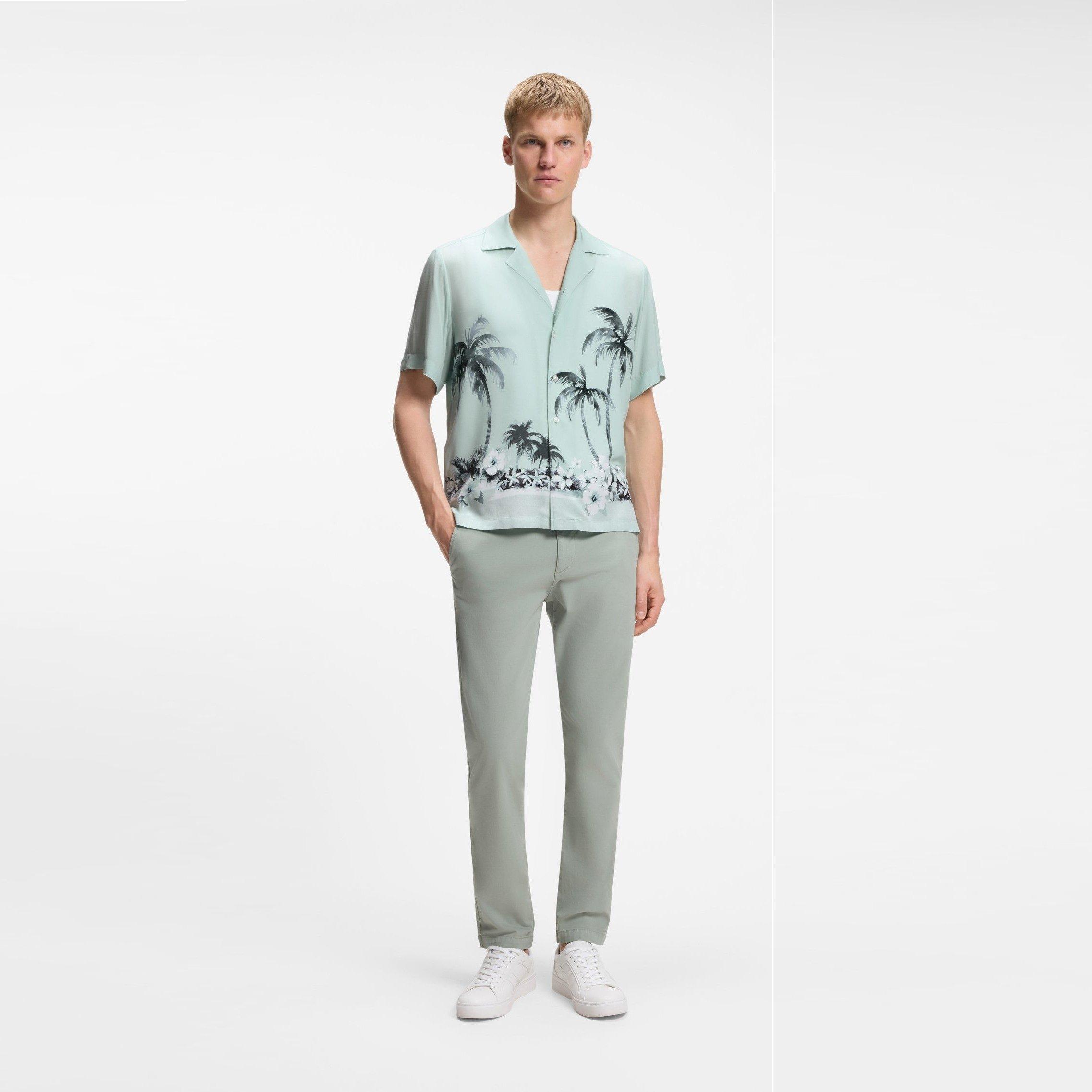 Tirkizna 446 - Boss - Men's Patterned Short Sleeve Shirt - 6