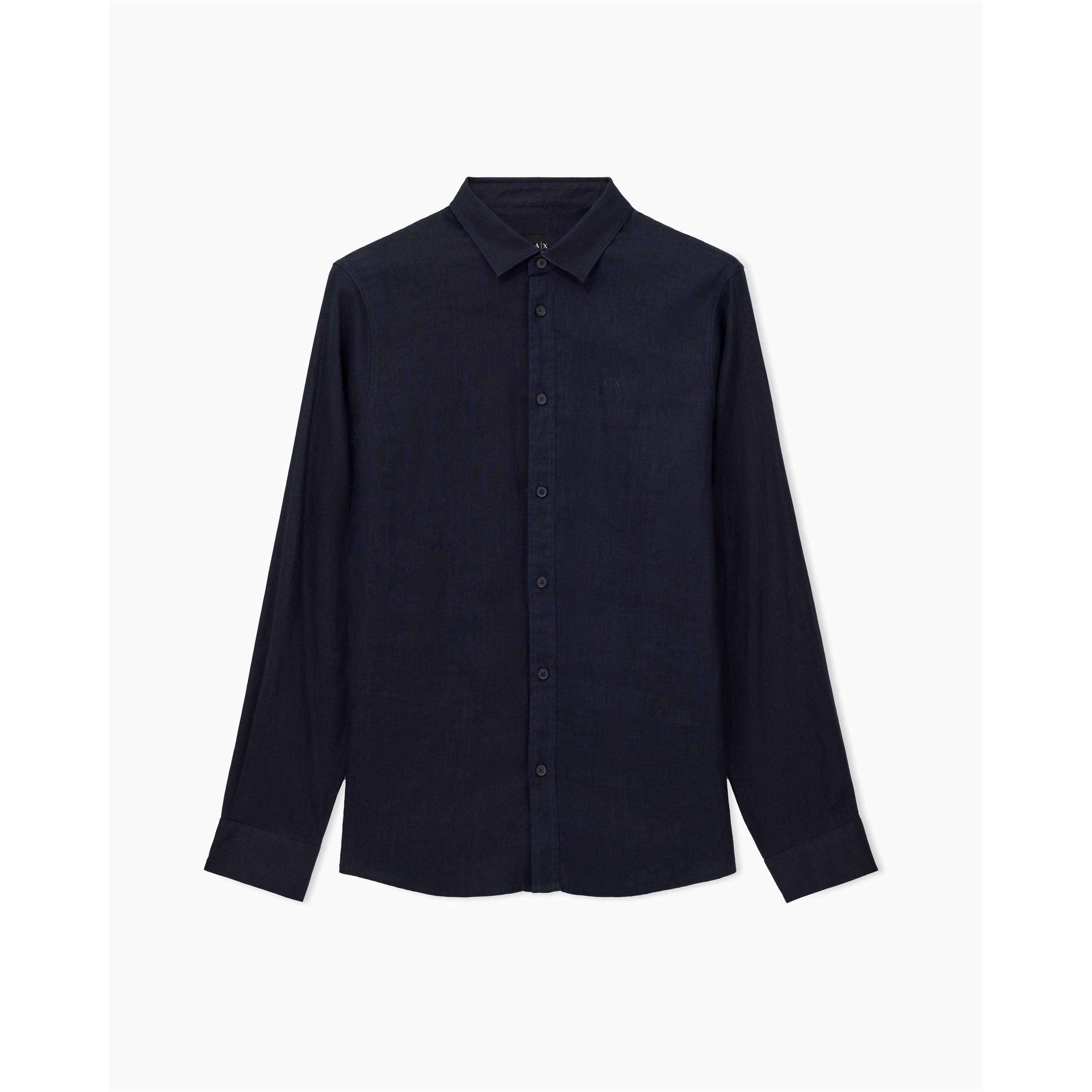 Navy - Armani Exchange - SHIRT - 4