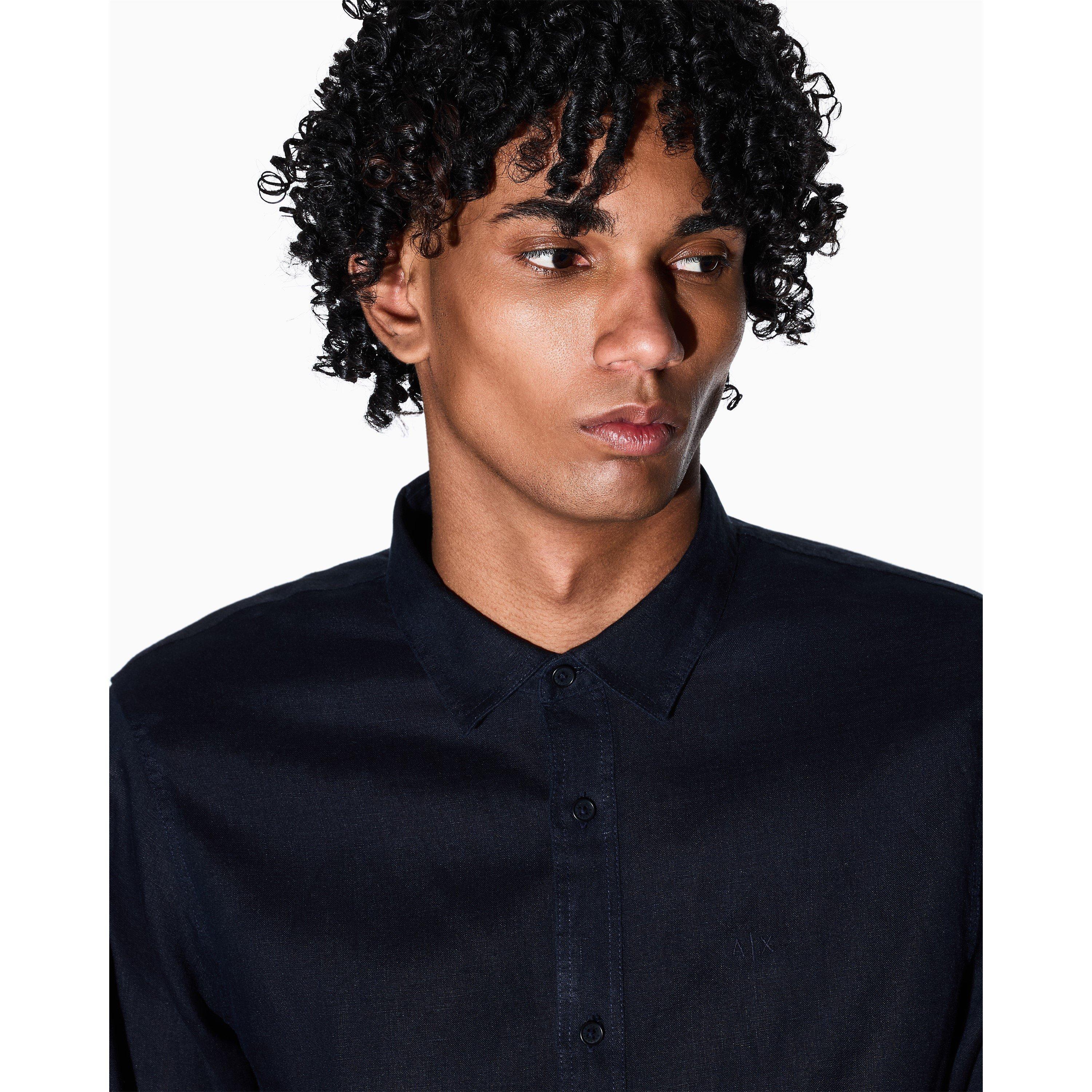 Navy - Armani Exchange - SHIRT - 5