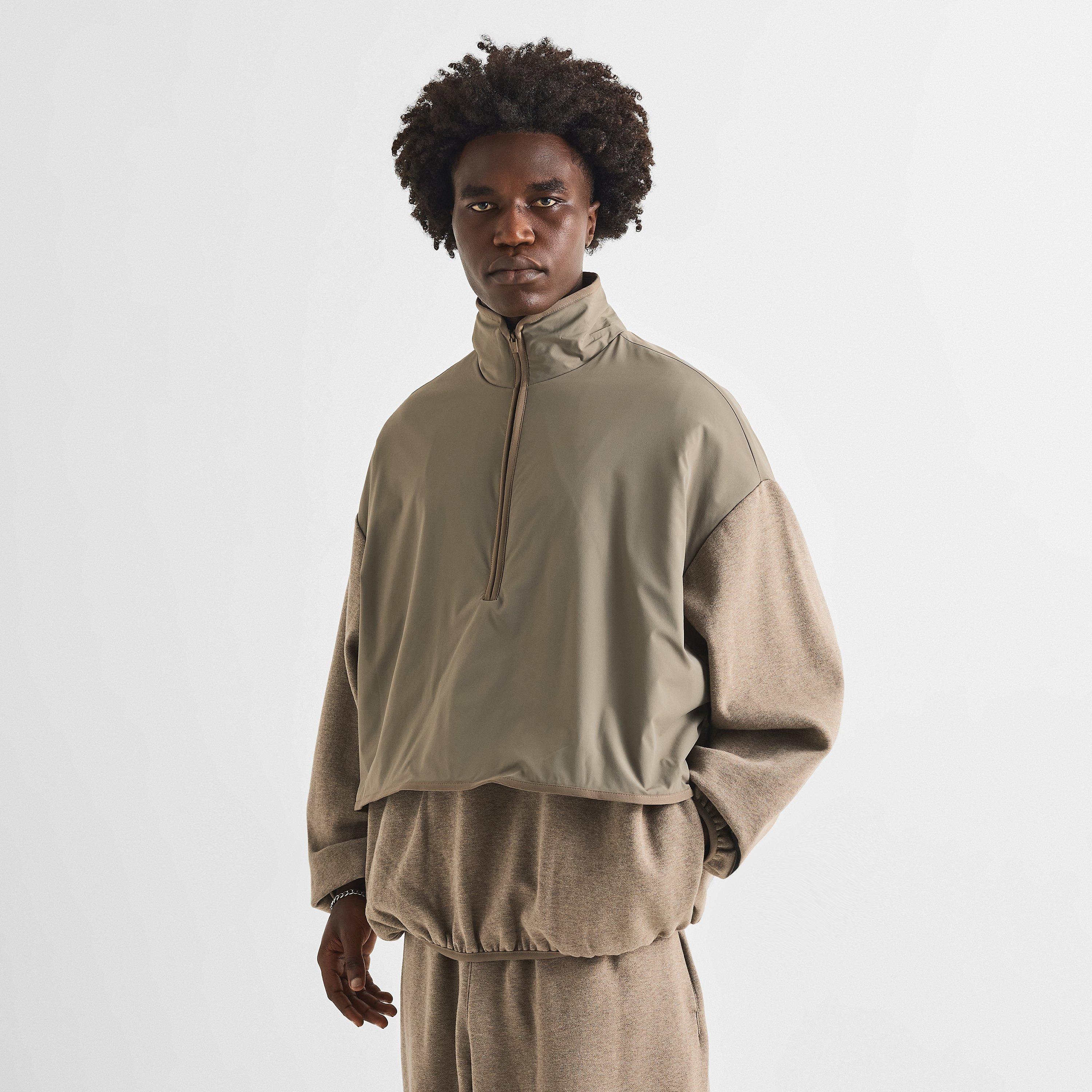Dust/Hthr Grey - Fear Of God Essentials - Men's 1/4 Zip Fleece - 3