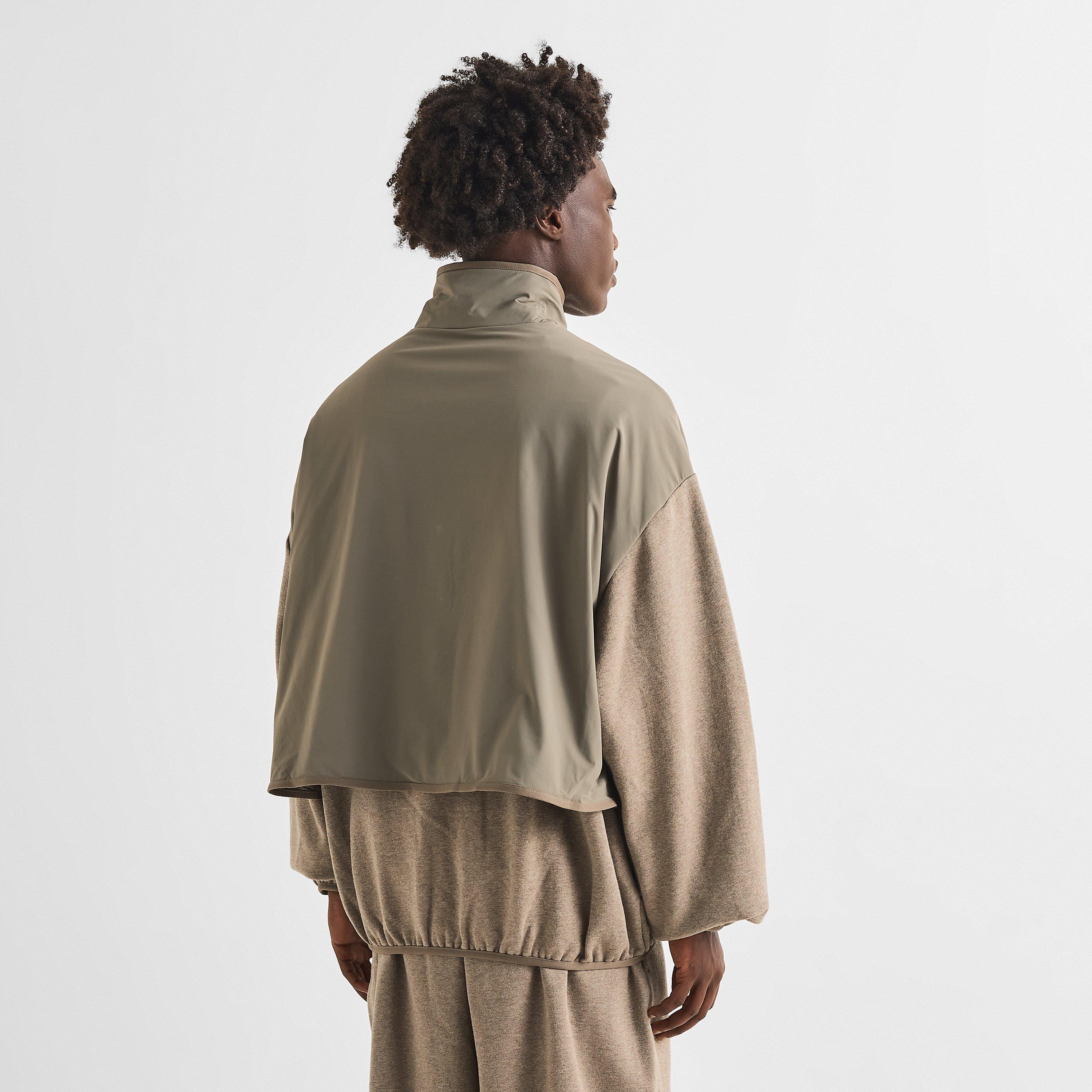 Dust/Hthr Grey - Fear Of God Essentials - Men's 1/4 Zip Fleece - 4