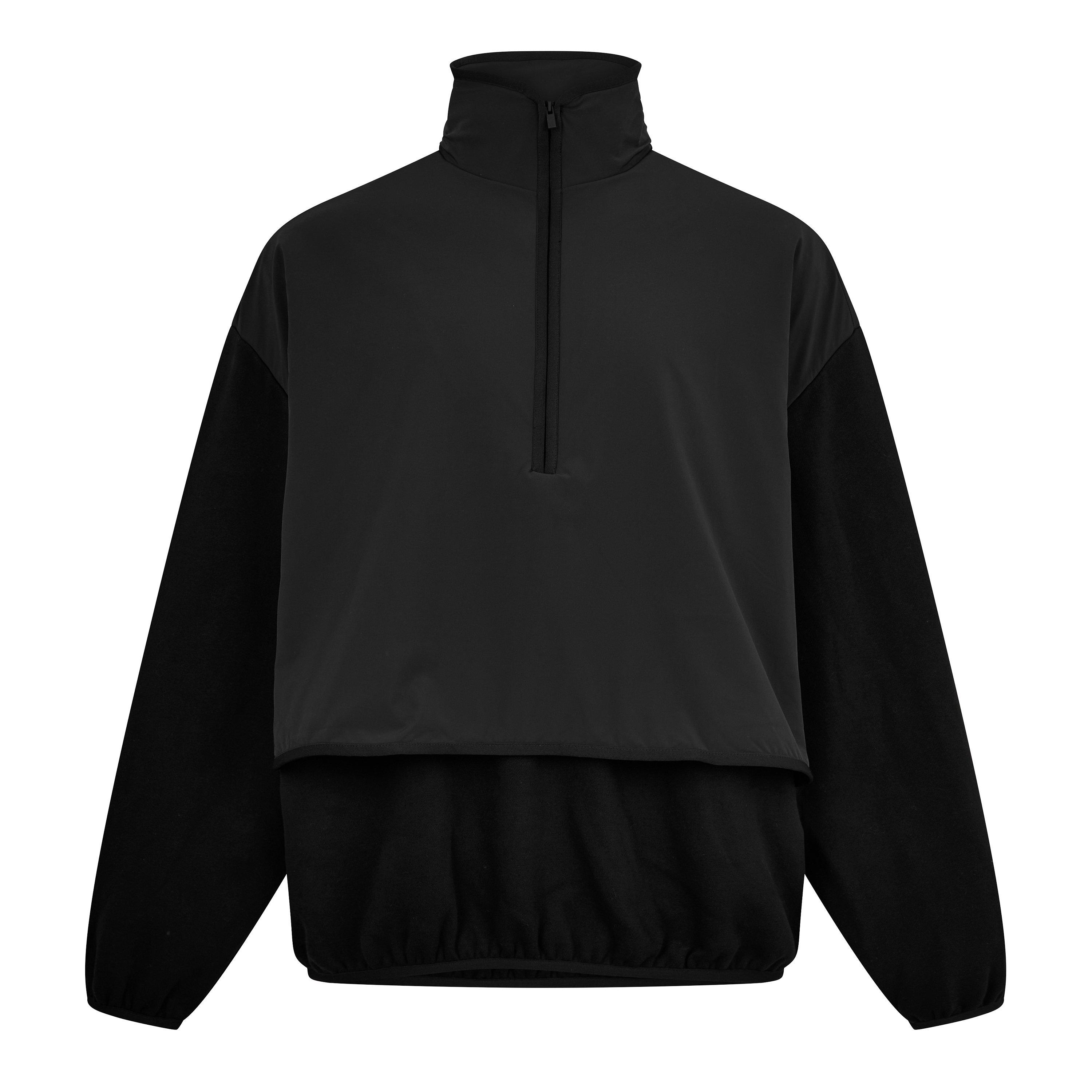 Fear Of God Essentials Men's 1/4 Zip Fleece - Black - X Large