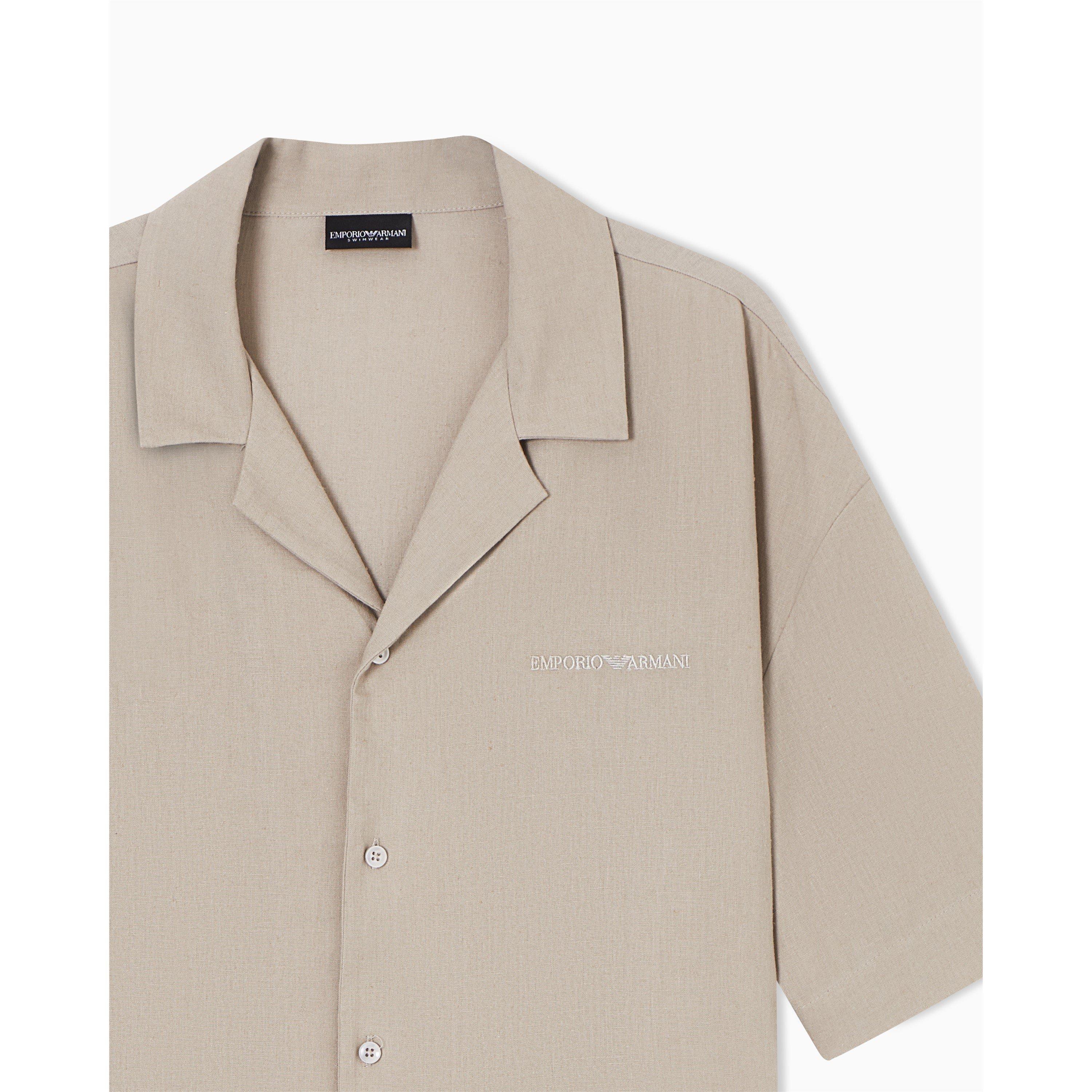 Maulwurf - Emporio Armani - Men's Short Sleeve Plain Shirt - 2