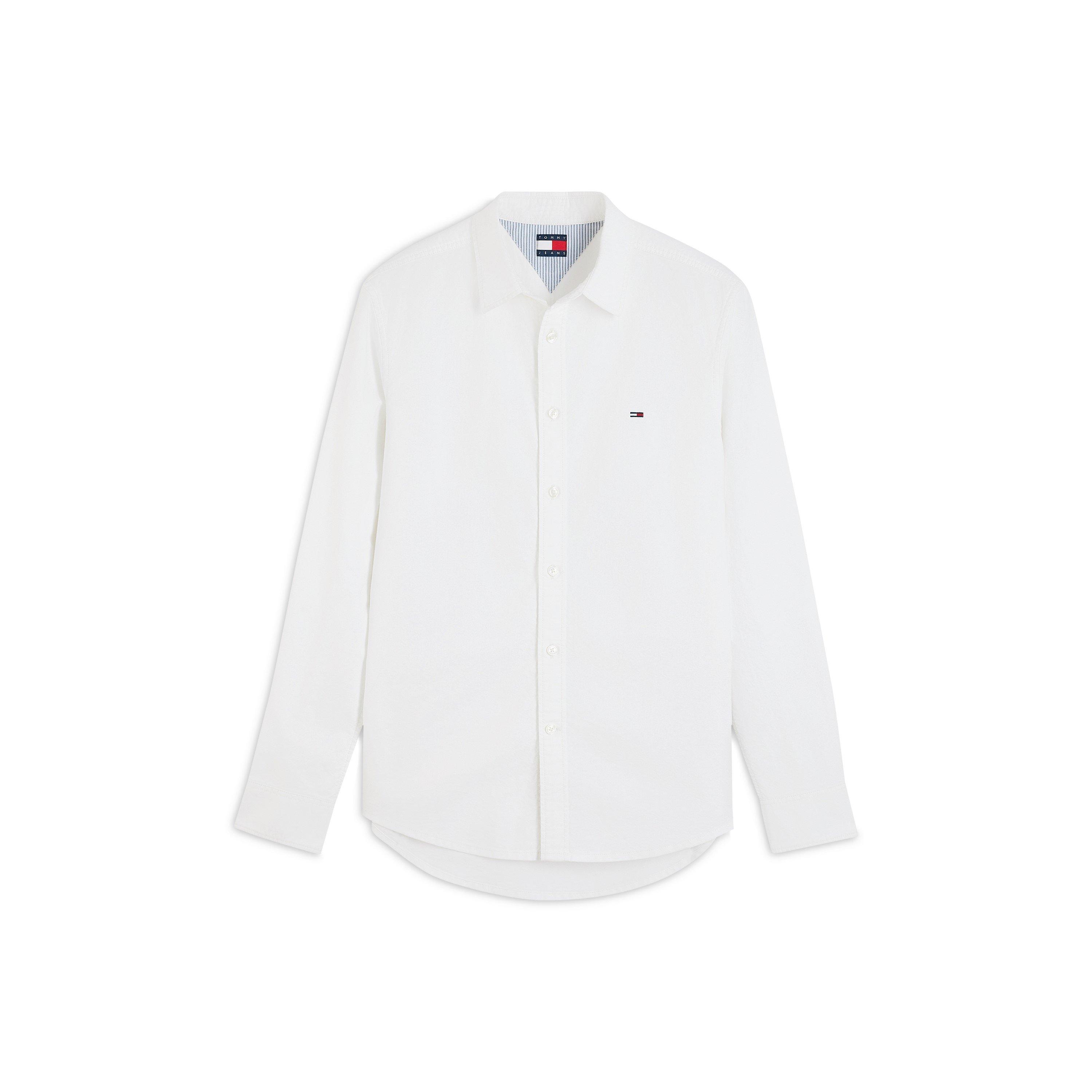 Men's Oxford Cotton Long-Sleeve Slim-Fit Shirt